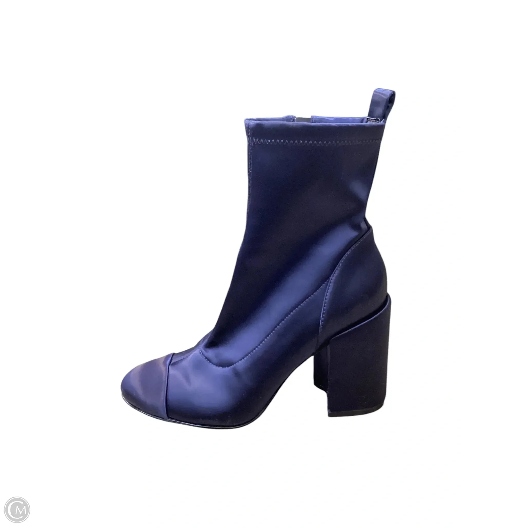 Boots Ankle Heels By Marc Fisher In Blue, Size: 7 marc-fisher