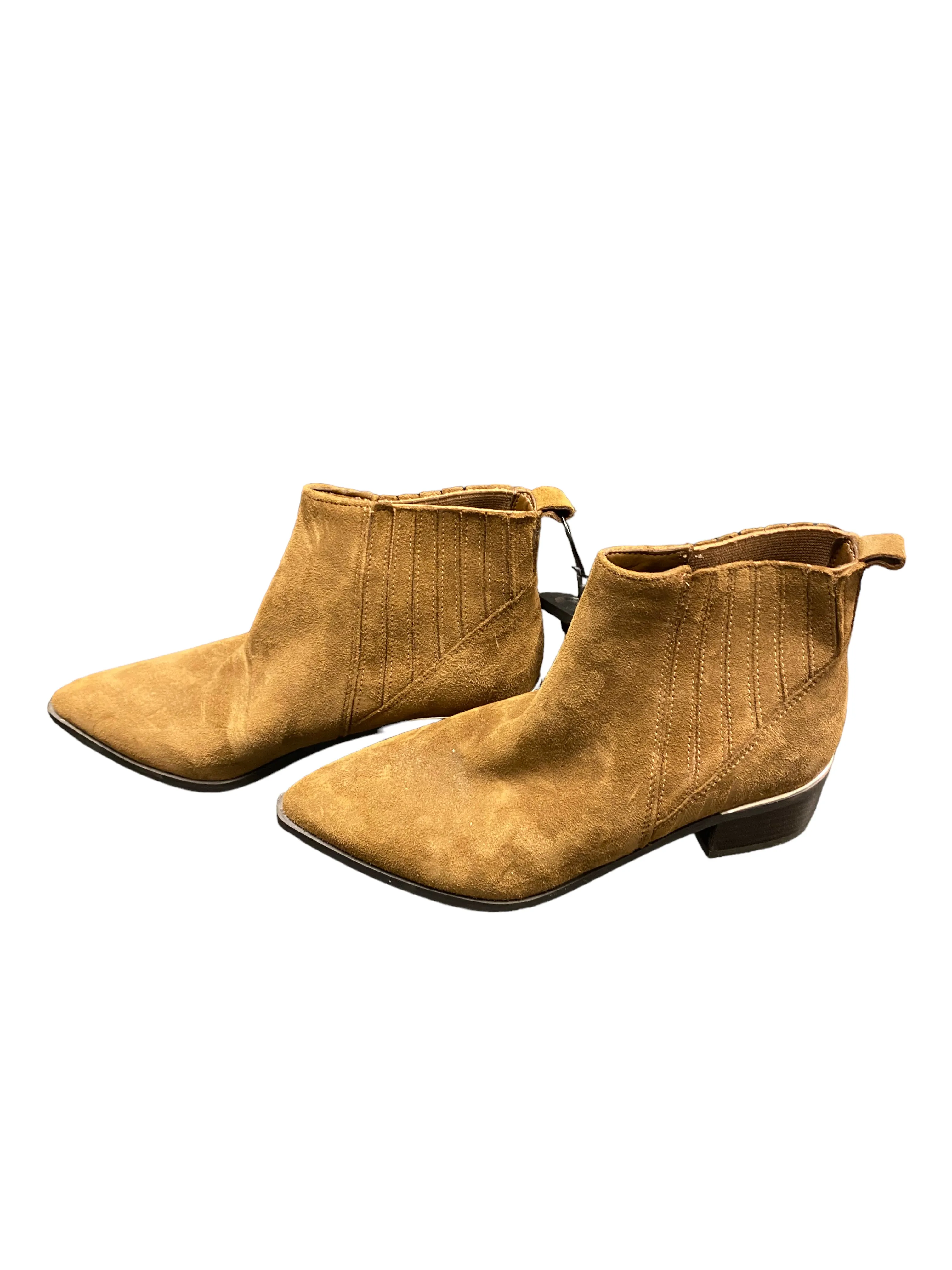 Boots Ankle Heels By Marc Fisher In Brown, Size: 6 marc-fisher