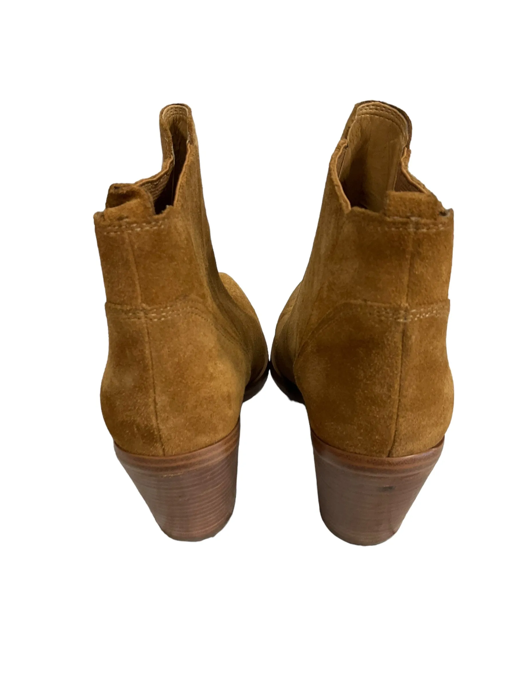 Boots Ankle Heels By Marc Fisher In Brown, Size: 6 marc-fisher
