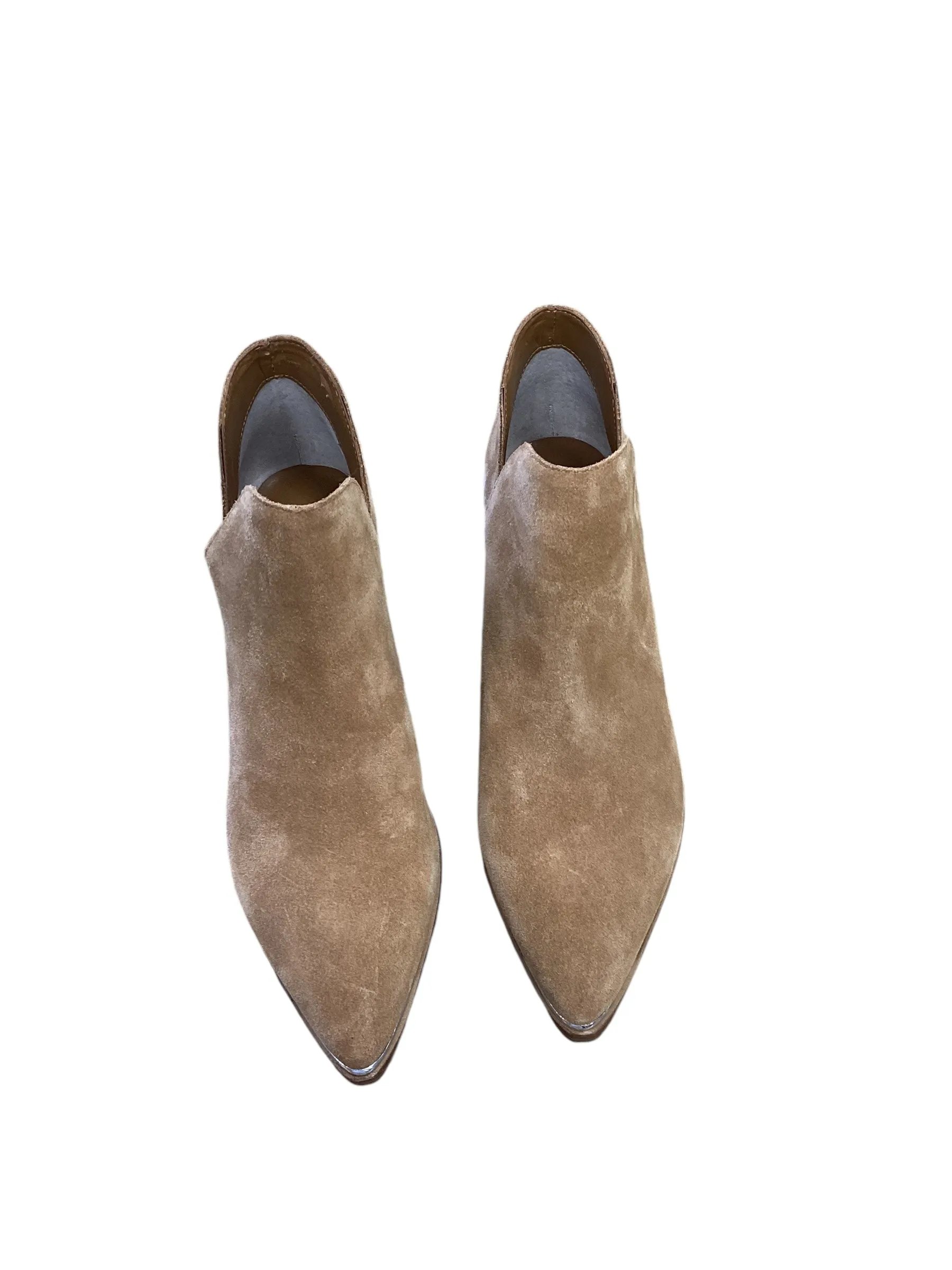 Boots Ankle Heels By Marc Fisher In Brown, Size: 6.5 marc-fisher