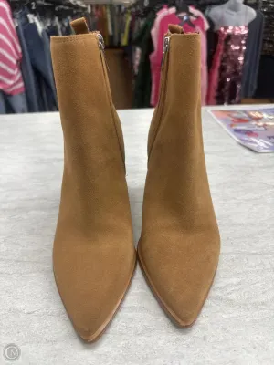 Boots Ankle Heels By Marc Fisher In Brown, Size: 7 marc-fisher