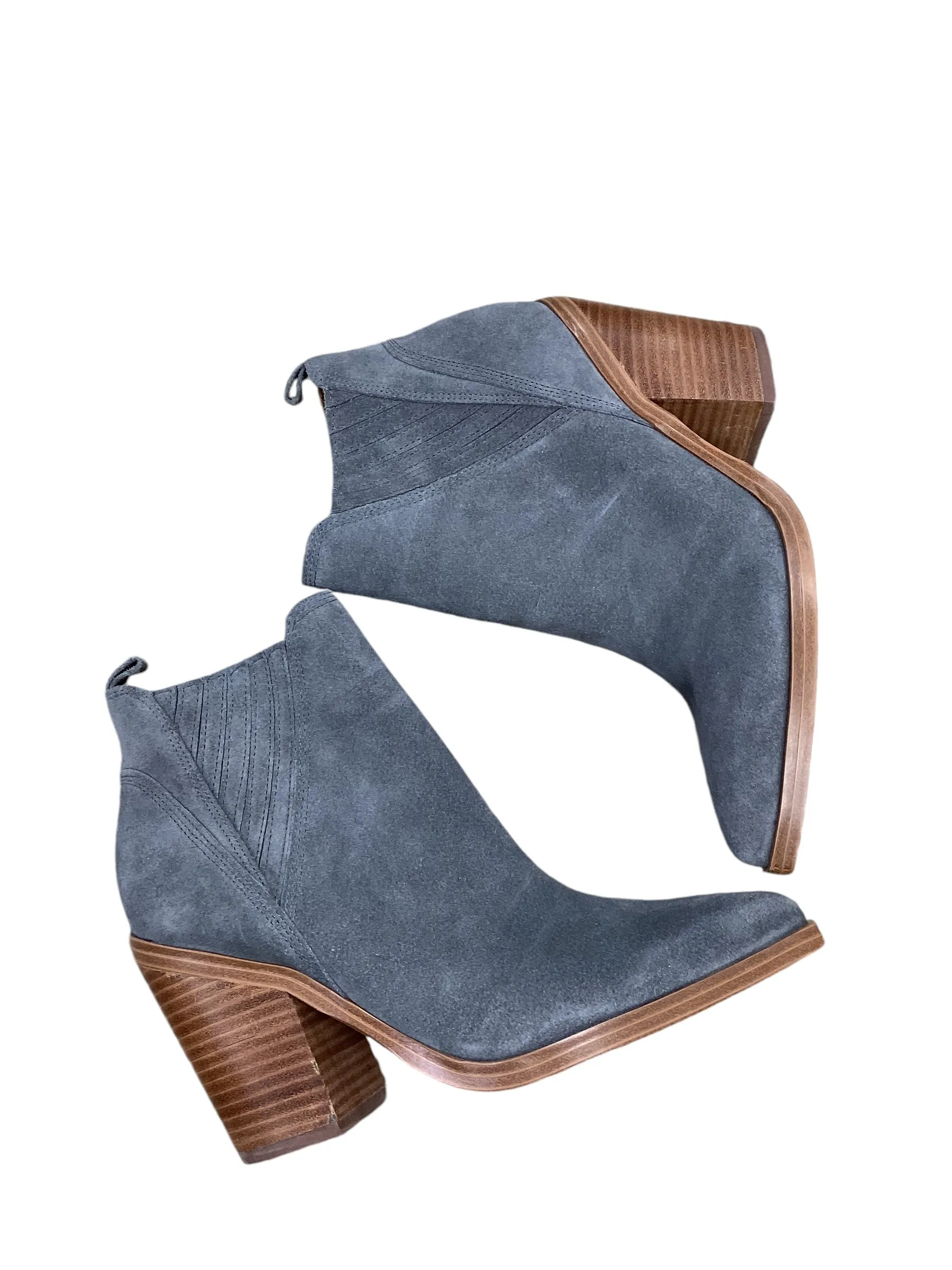 Boots Ankle Heels By Marc Fisher In Grey, Size: 7 marc-fisher