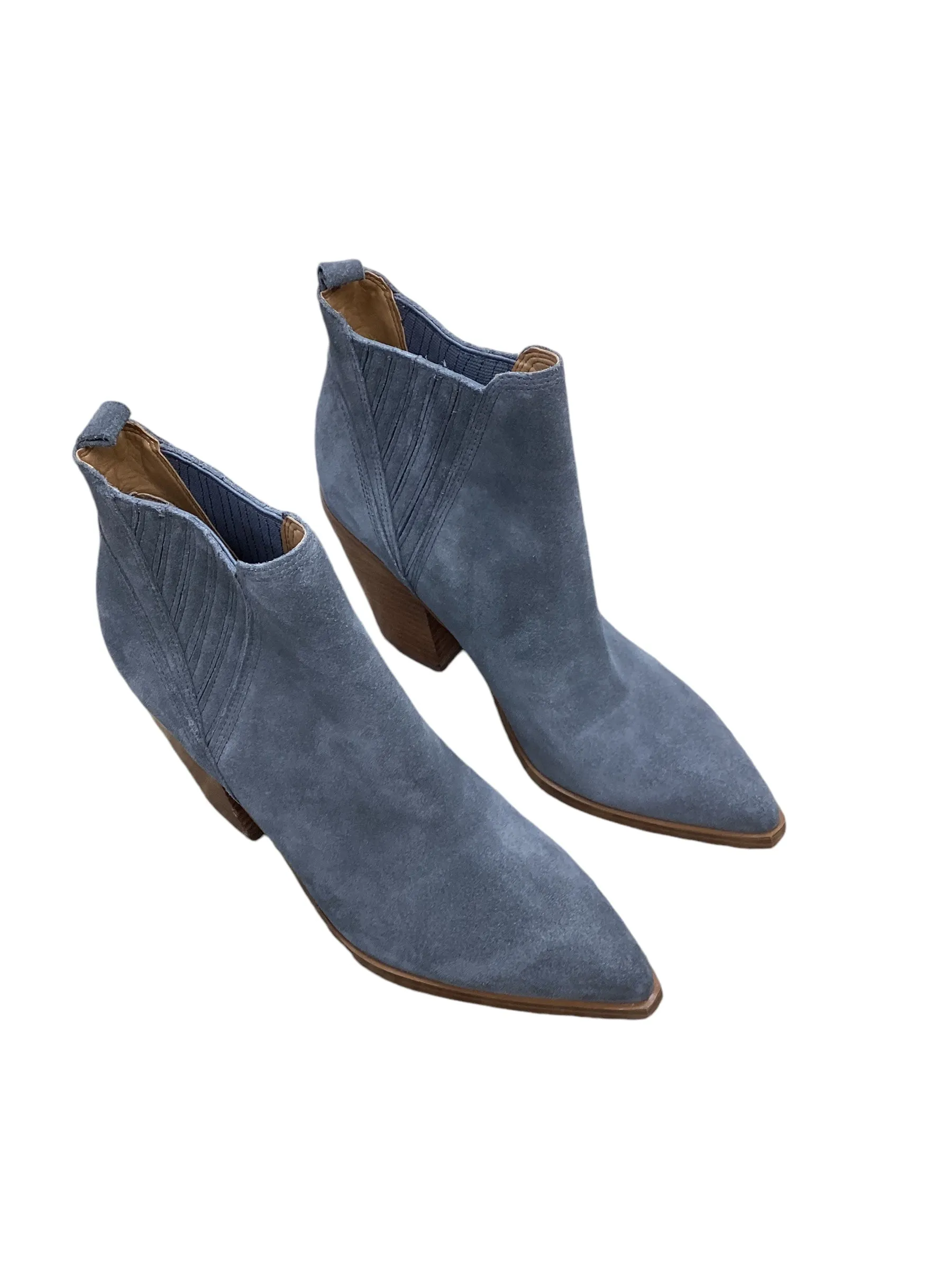 Boots Ankle Heels By Marc Fisher In Grey, Size: 7 marc-fisher