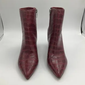 Boots Ankle Heels By Marc Fisher In Red, Size: 6 marc-fisher