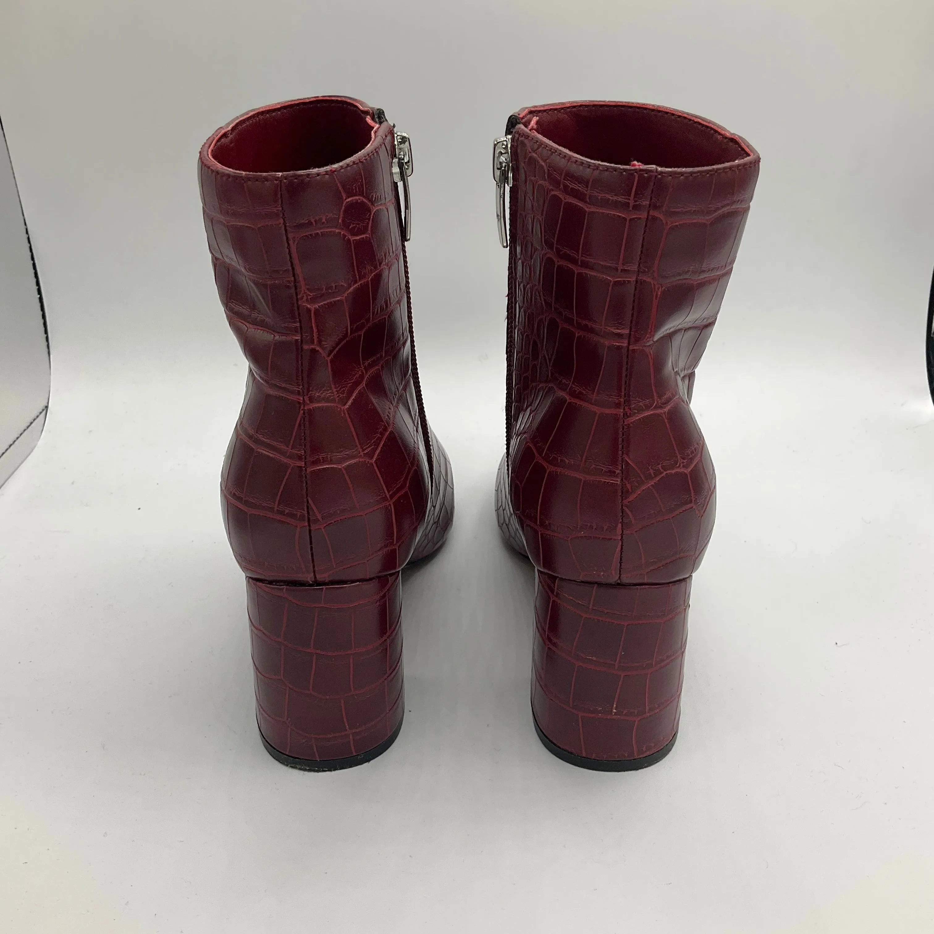 Boots Ankle Heels By Marc Fisher In Red, Size: 6 marc-fisher