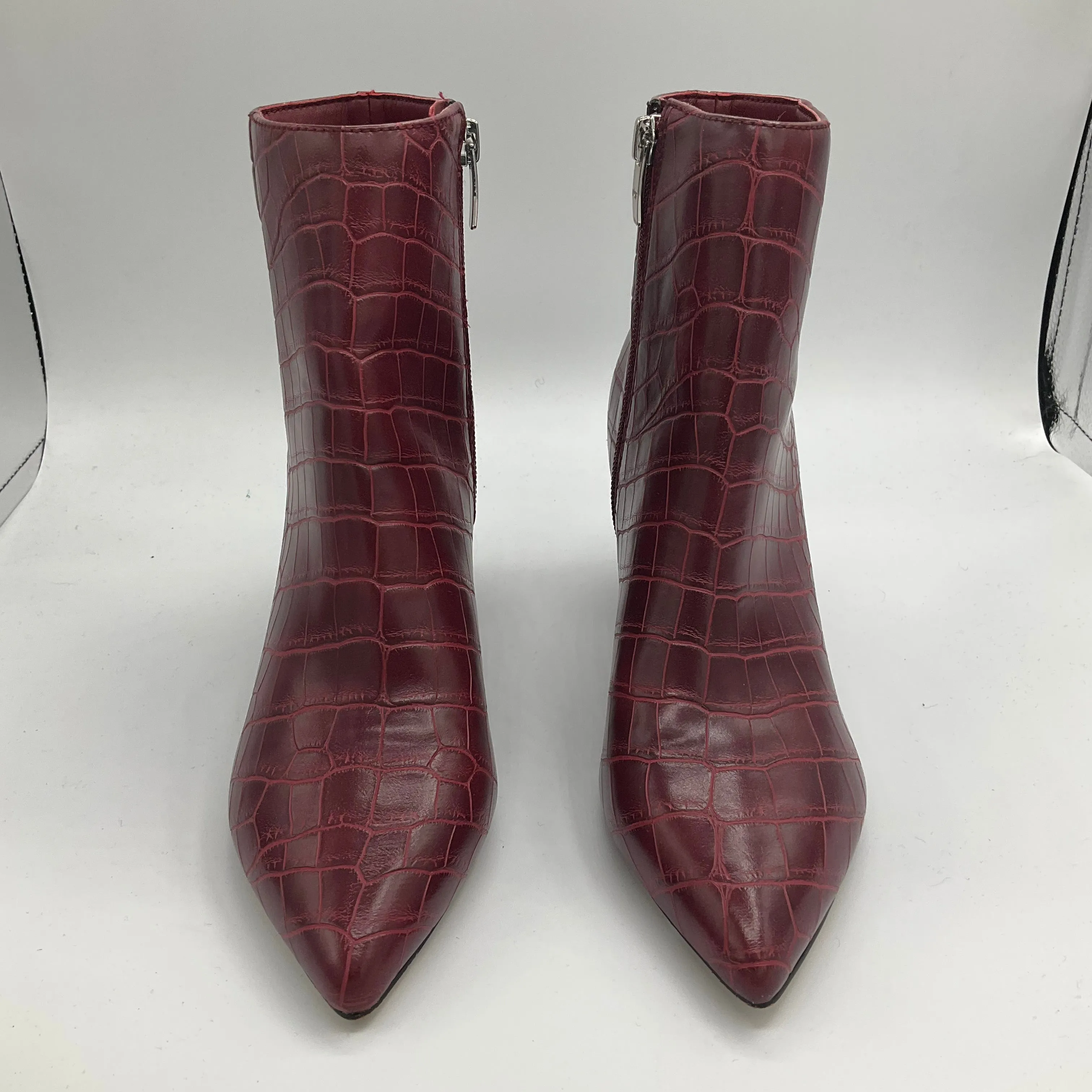 Boots Ankle Heels By Marc Fisher In Red, Size: 6 marc-fisher