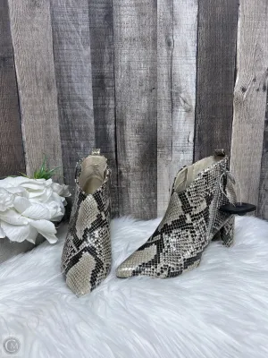 Boots Ankle Heels By Marc Fisher In Snakeskin Print, Size: 6 marc-fisher