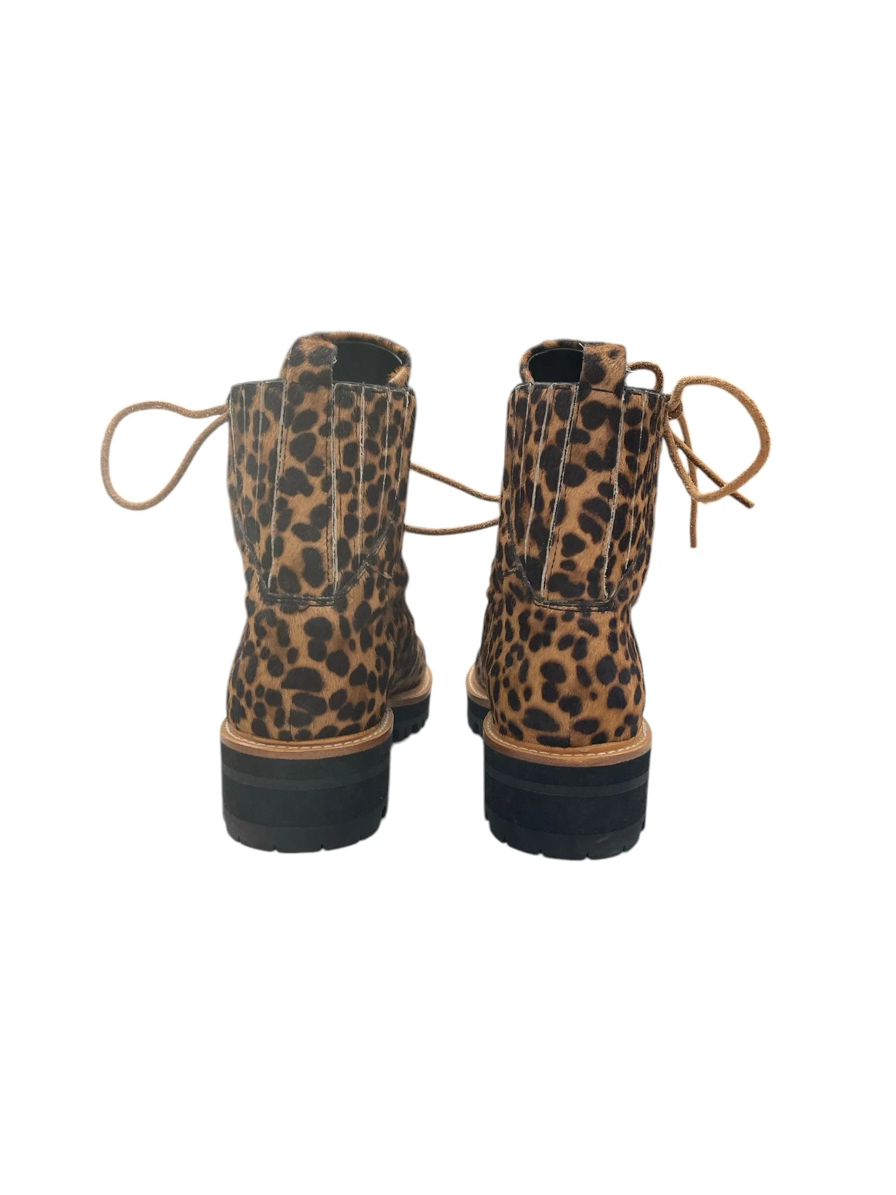 Boots Combat By Marc Fisher In Animal Print, Size: 7 marc-fisher