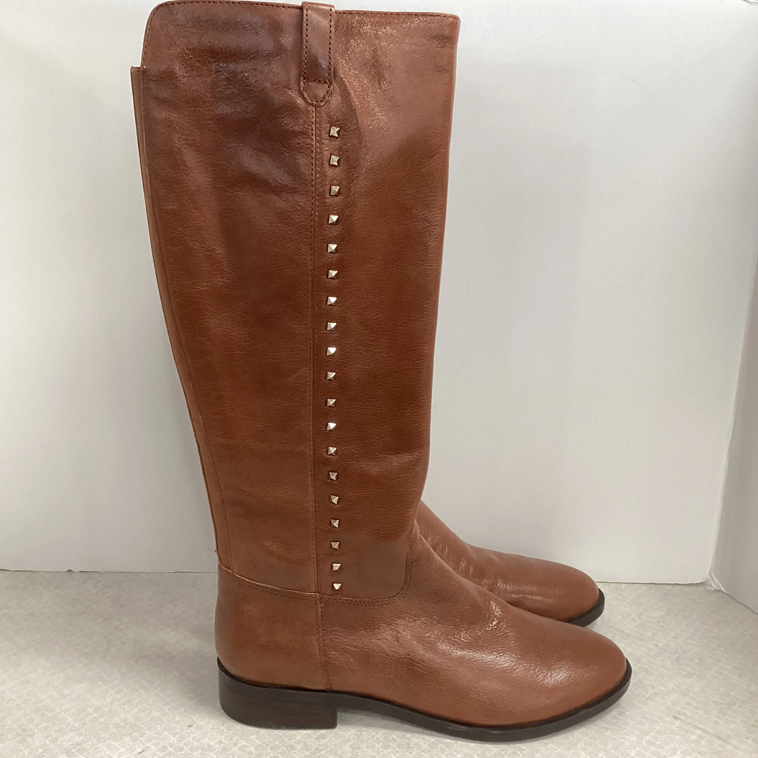 Boots Knee Flats By Marc Fisher In Brown, Size: 9.5 marc-fisher