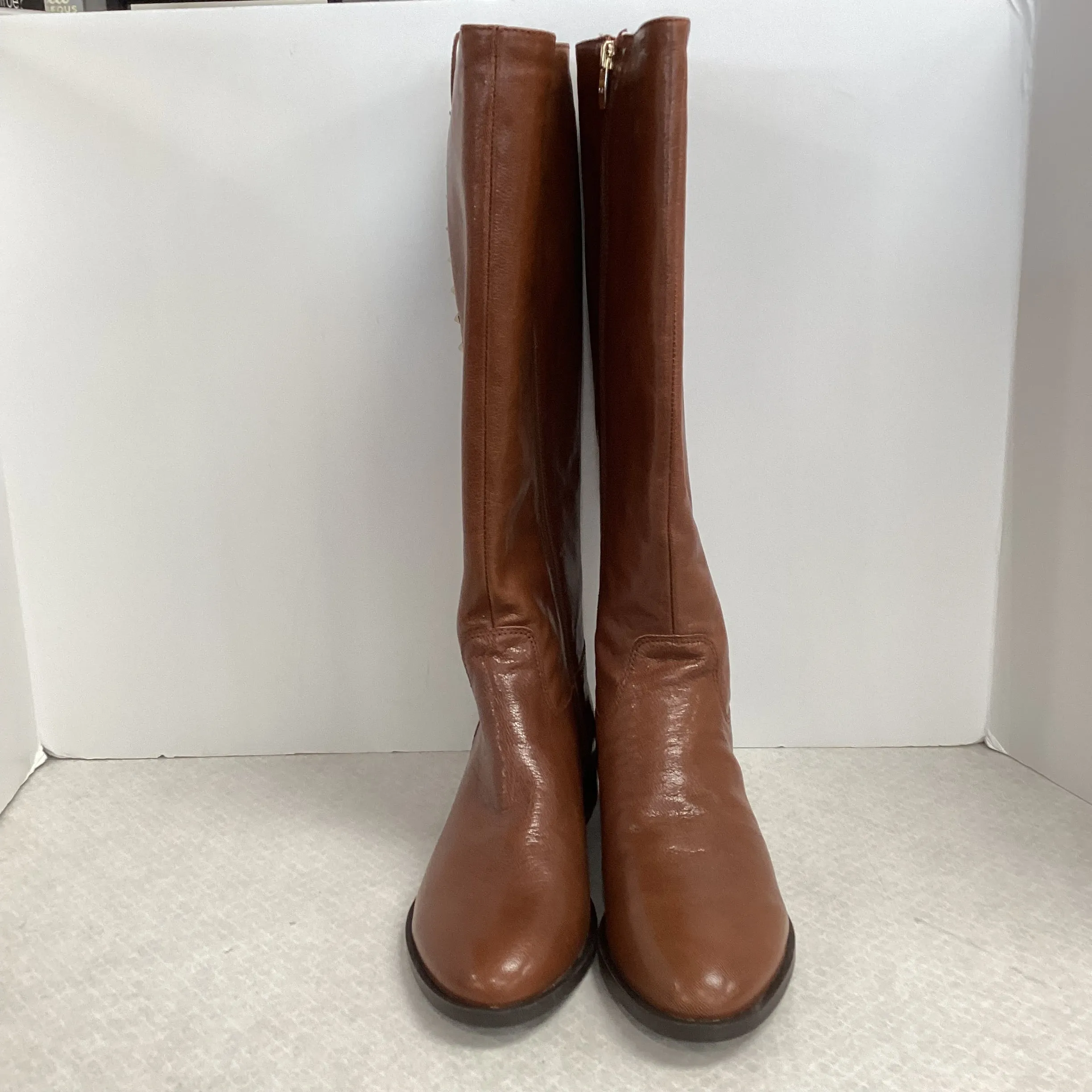 Boots Knee Flats By Marc Fisher In Brown, Size: 9.5 marc-fisher
