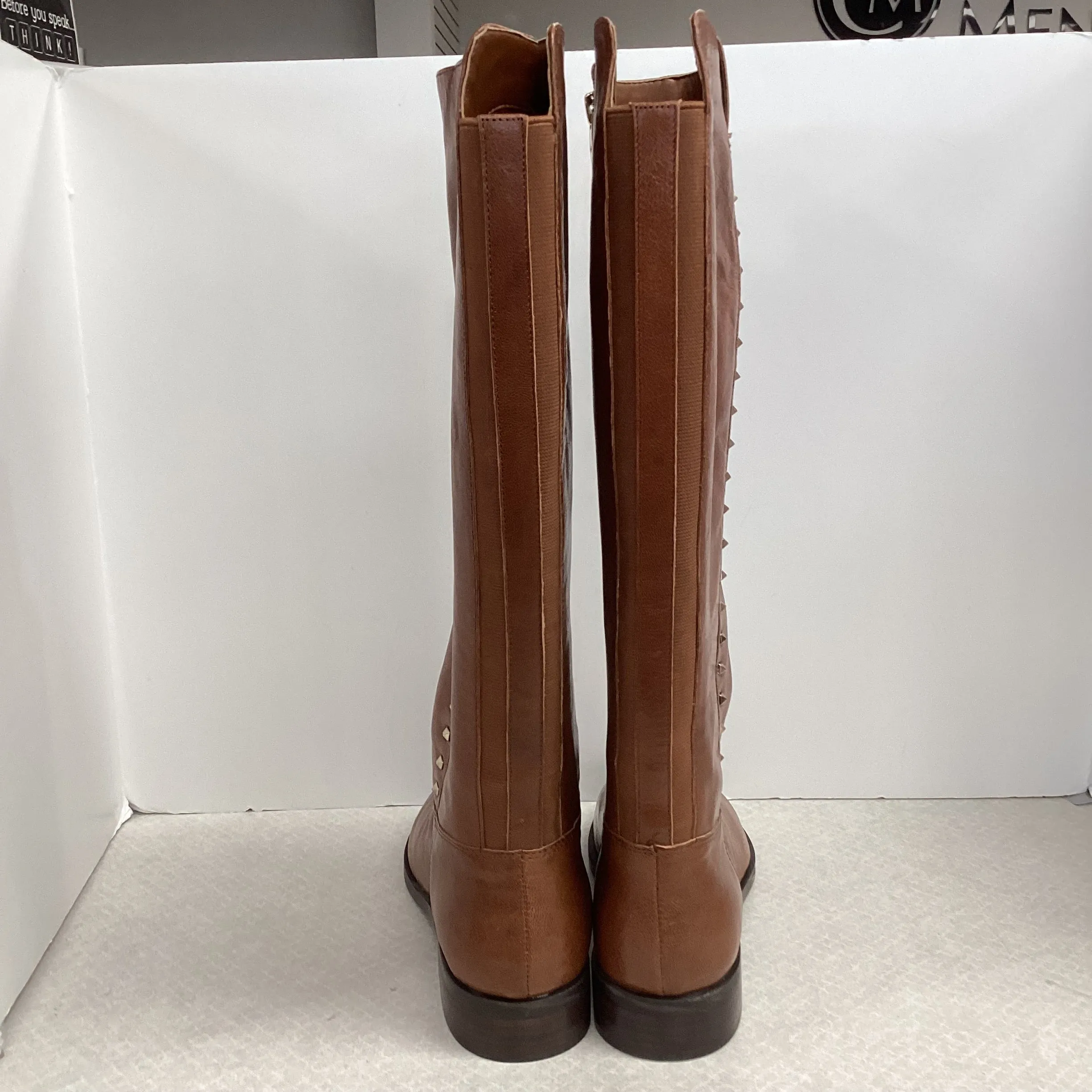 Boots Knee Flats By Marc Fisher In Brown, Size: 9.5 marc-fisher
