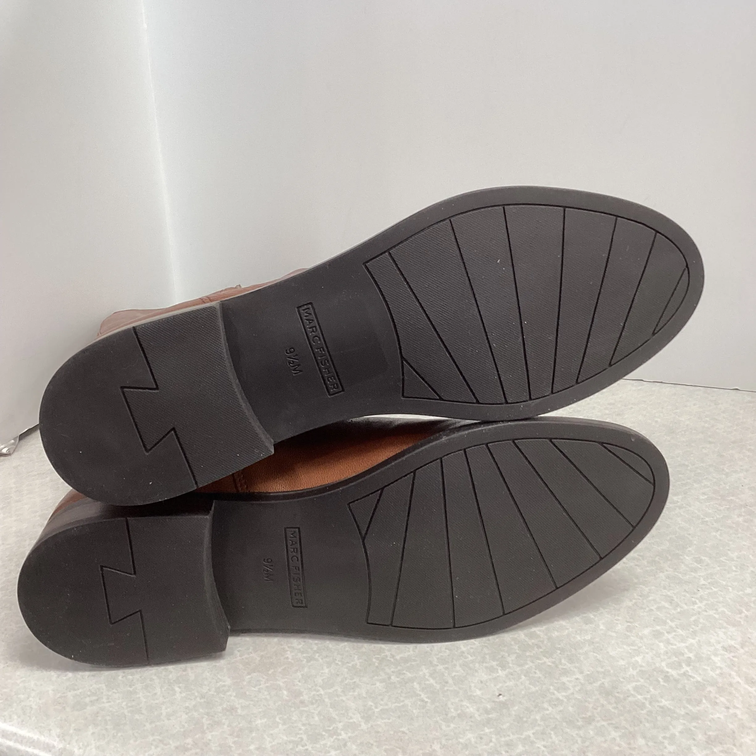 Boots Knee Flats By Marc Fisher In Brown, Size: 9.5 marc-fisher