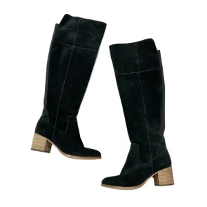 Boots Knee Heels By Marc Fisher In Black, Size: 7 marc-fisher