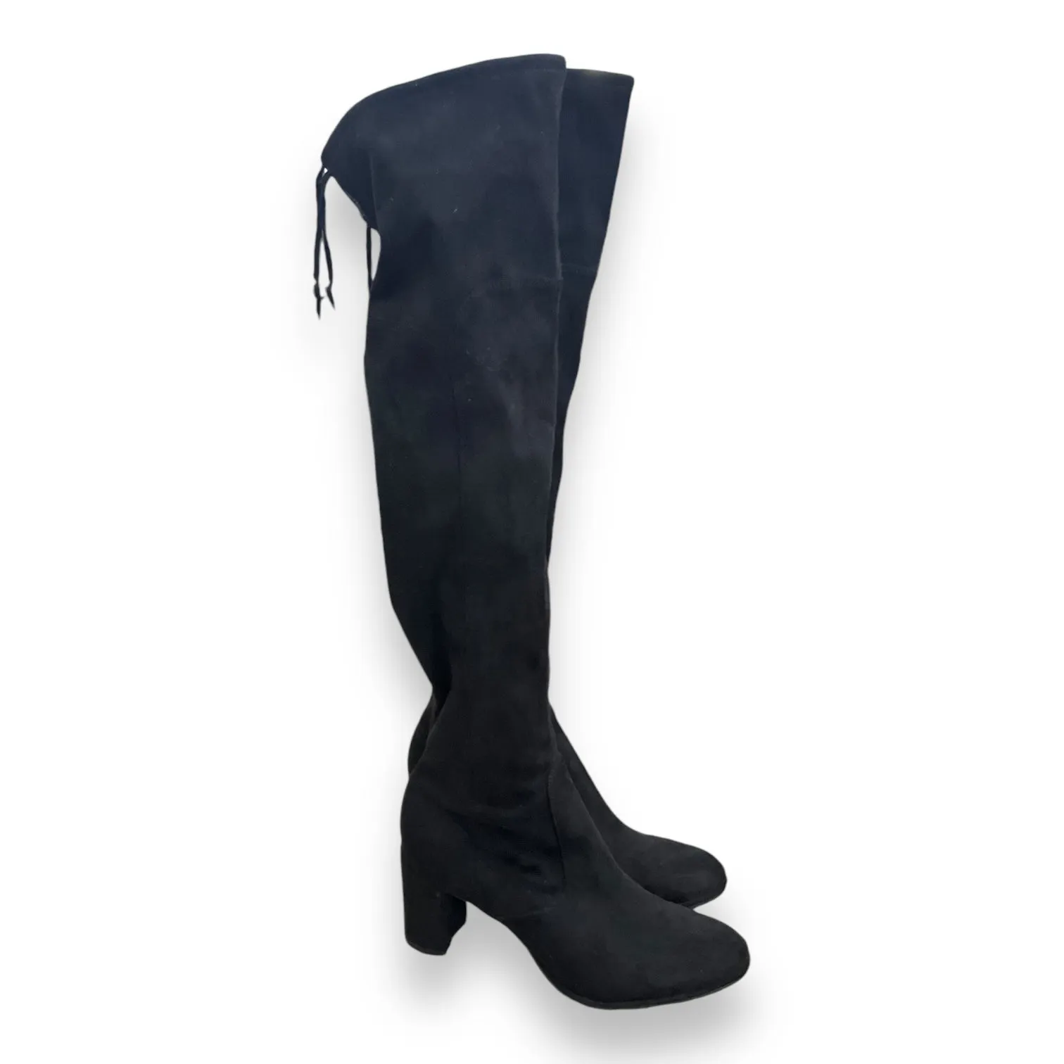 Boots Knee Heels By Marc Fisher In Black, Size: 8 marc-fisher