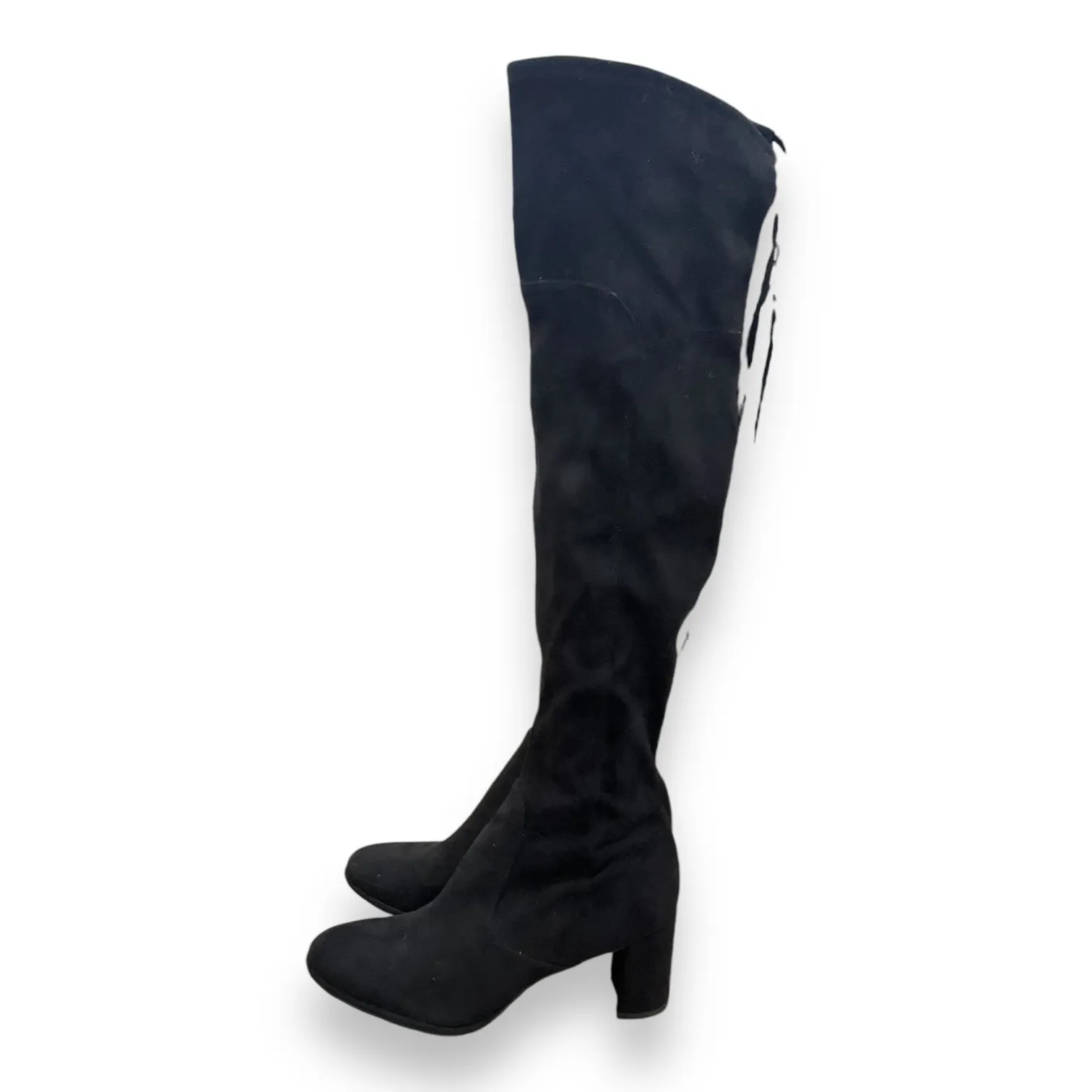 Boots Knee Heels By Marc Fisher In Black, Size: 8 marc-fisher