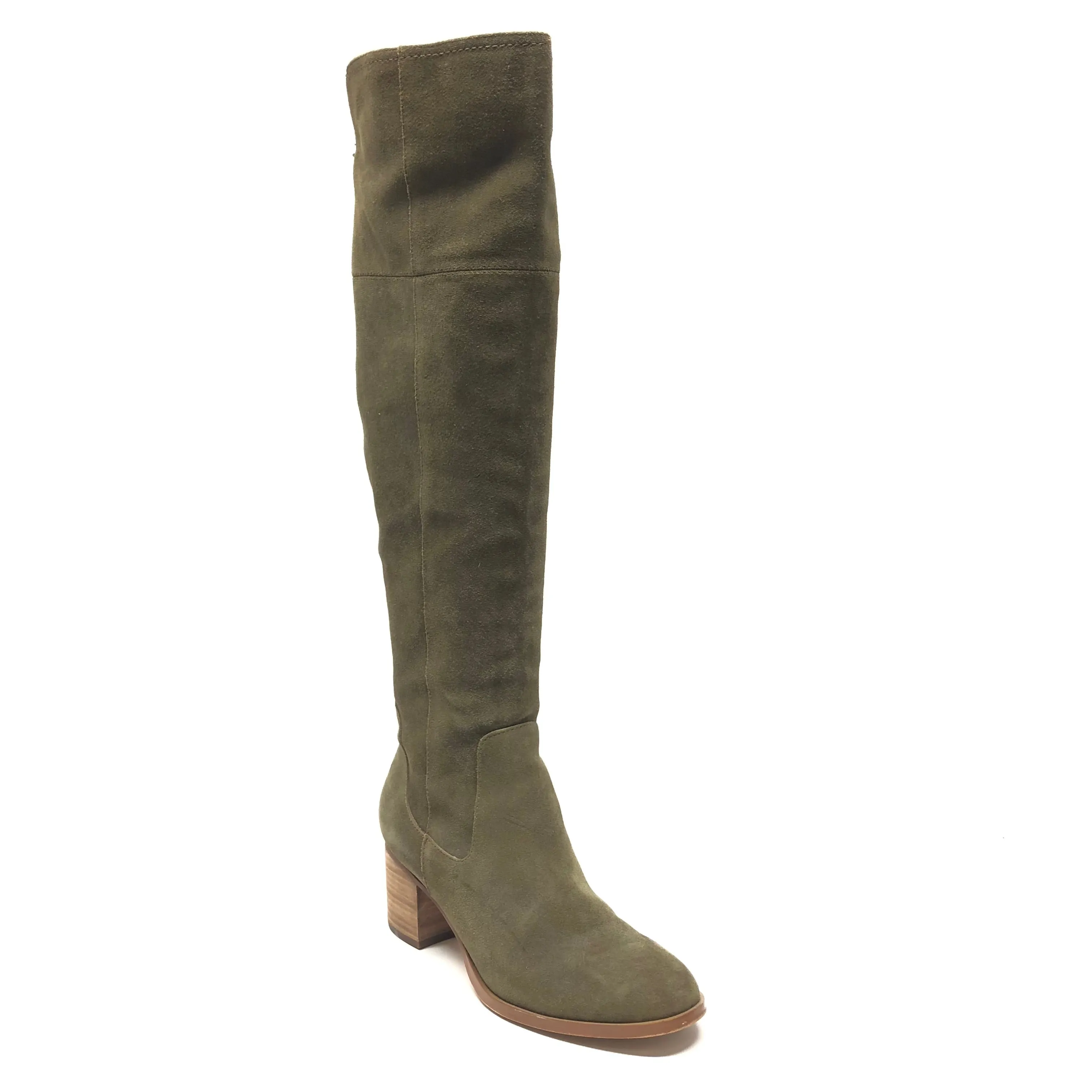Boots Knee Heels By Marc Fisher In Green, Size: 7.5 marc-fisher