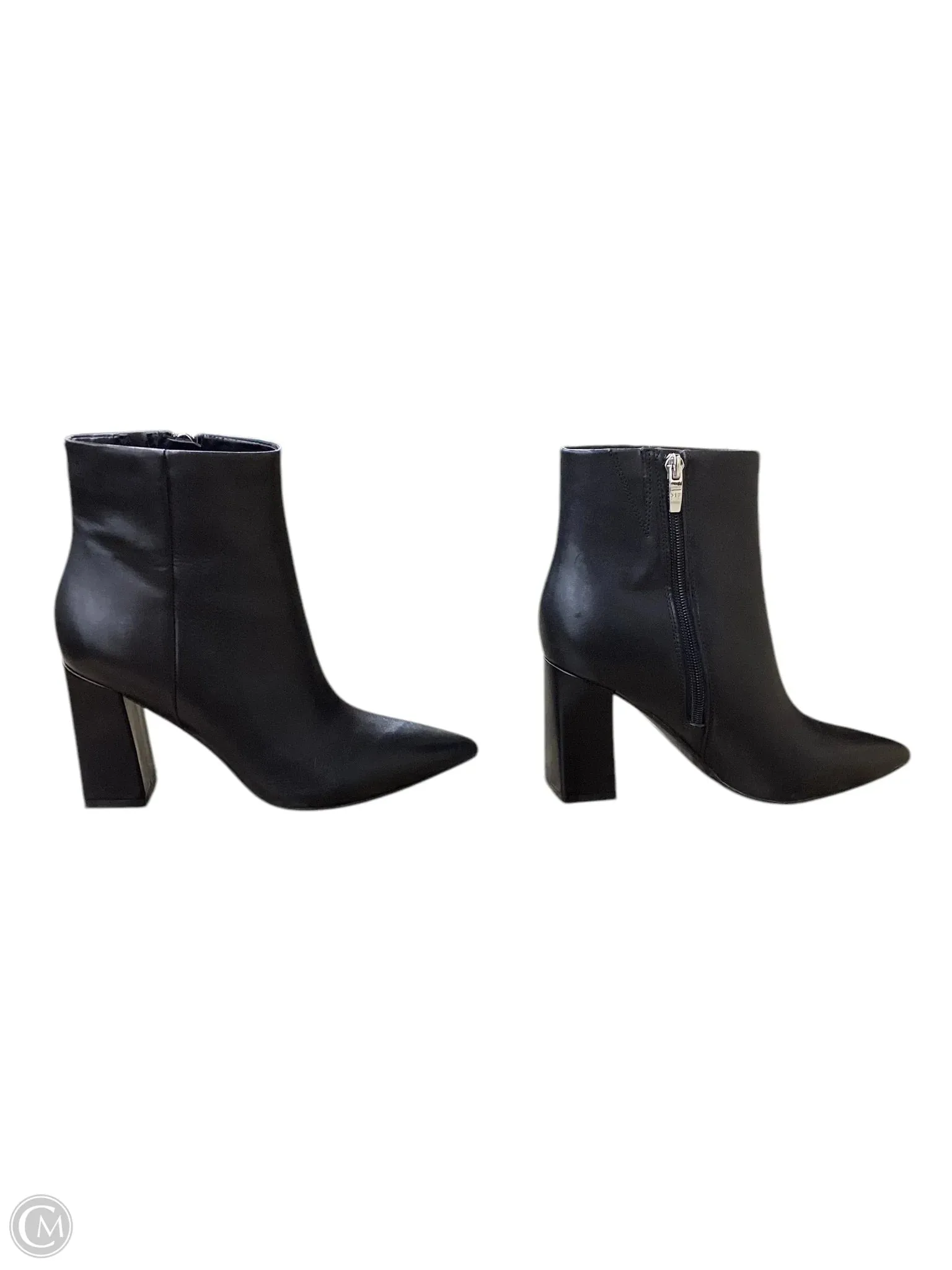 Boots Leather By Marc Fisher In Black, Size: 6.5 marc-fisher