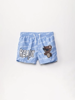 Boys Light Blue Swim Trunks boys swimwear sets, boys swim trunks