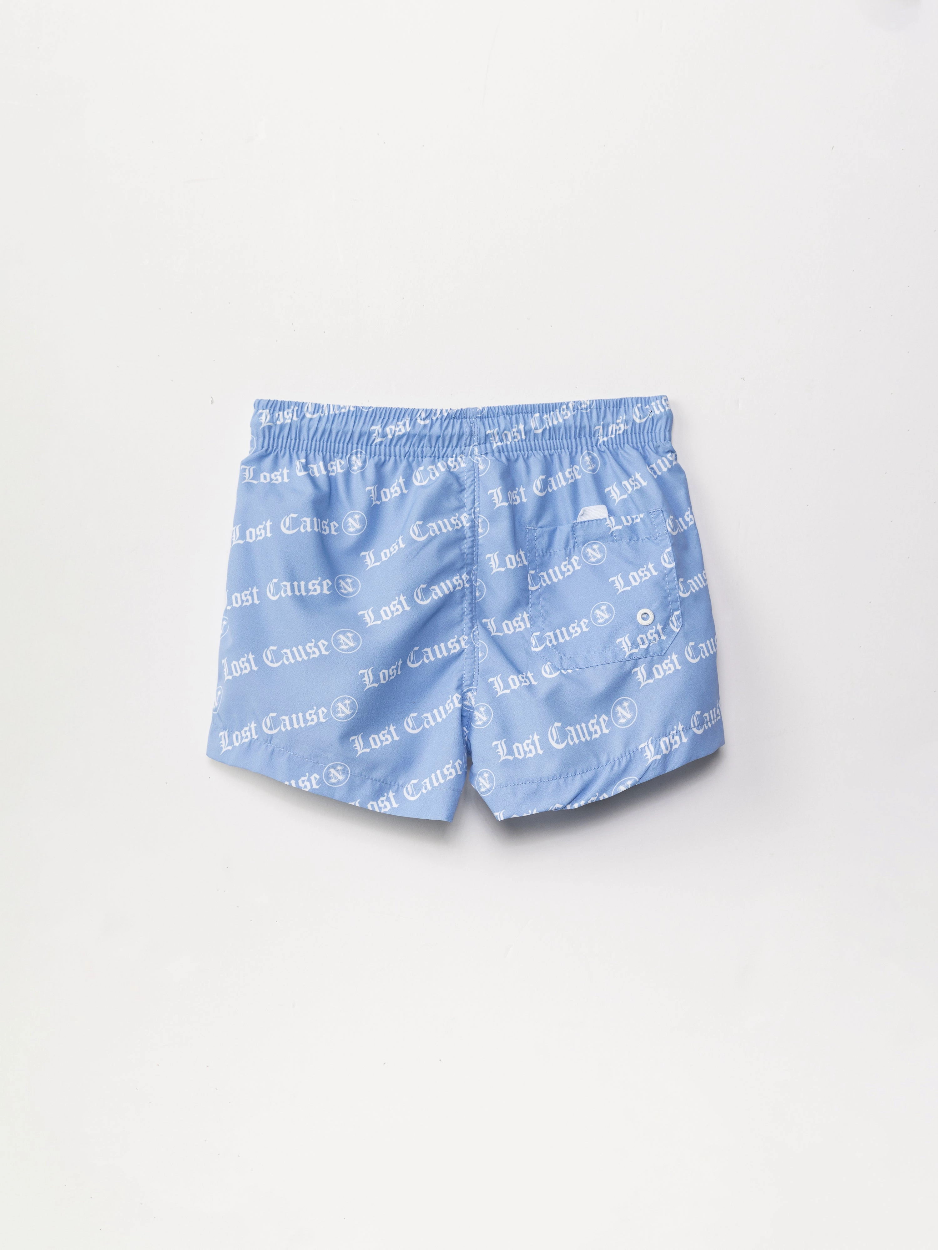 Boys Light Blue Swim Trunks