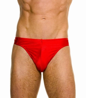 Brazil Swim Brief Red affordable men's swimwear, summer swimwear for men