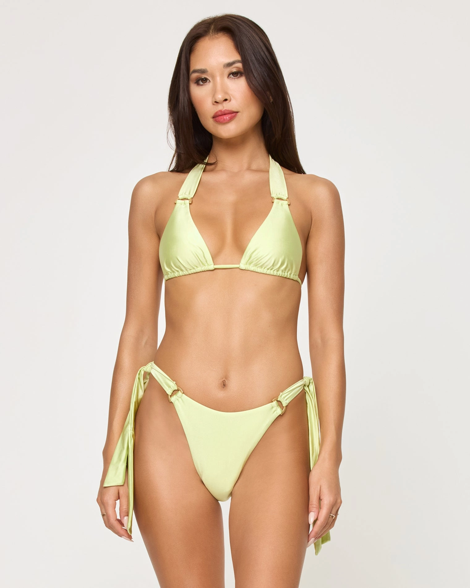 Brielle Bikini Top - Honeydew timeless swimwear styles women, comfy swimwear for women