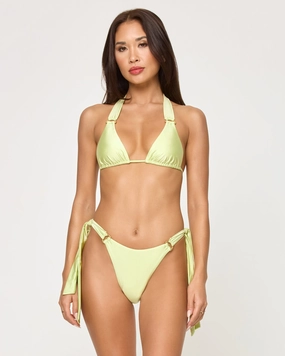 Brielle Bikini Top - Honeydew timeless swimwear styles women, comfy swimwear for women
