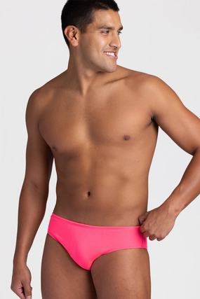 BROLYN Swim Brief - Hot Pink all types of swimwear, stylish swimwear for all body types