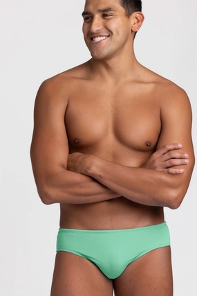 BROLYN Swim Brief - Keylime all types of swimwear, stylish swimwear for all body types