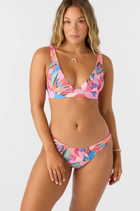 CABANA FLORAL CANCUN BRALETTE TOP classic women's swimwear, everyday swimwear for ladies