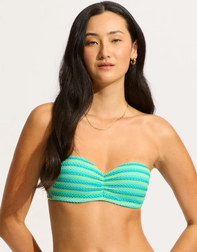 Calypso Bustier Bandeau Bikini Top - Jasmine full coverage swim tops, cute bikini tops
