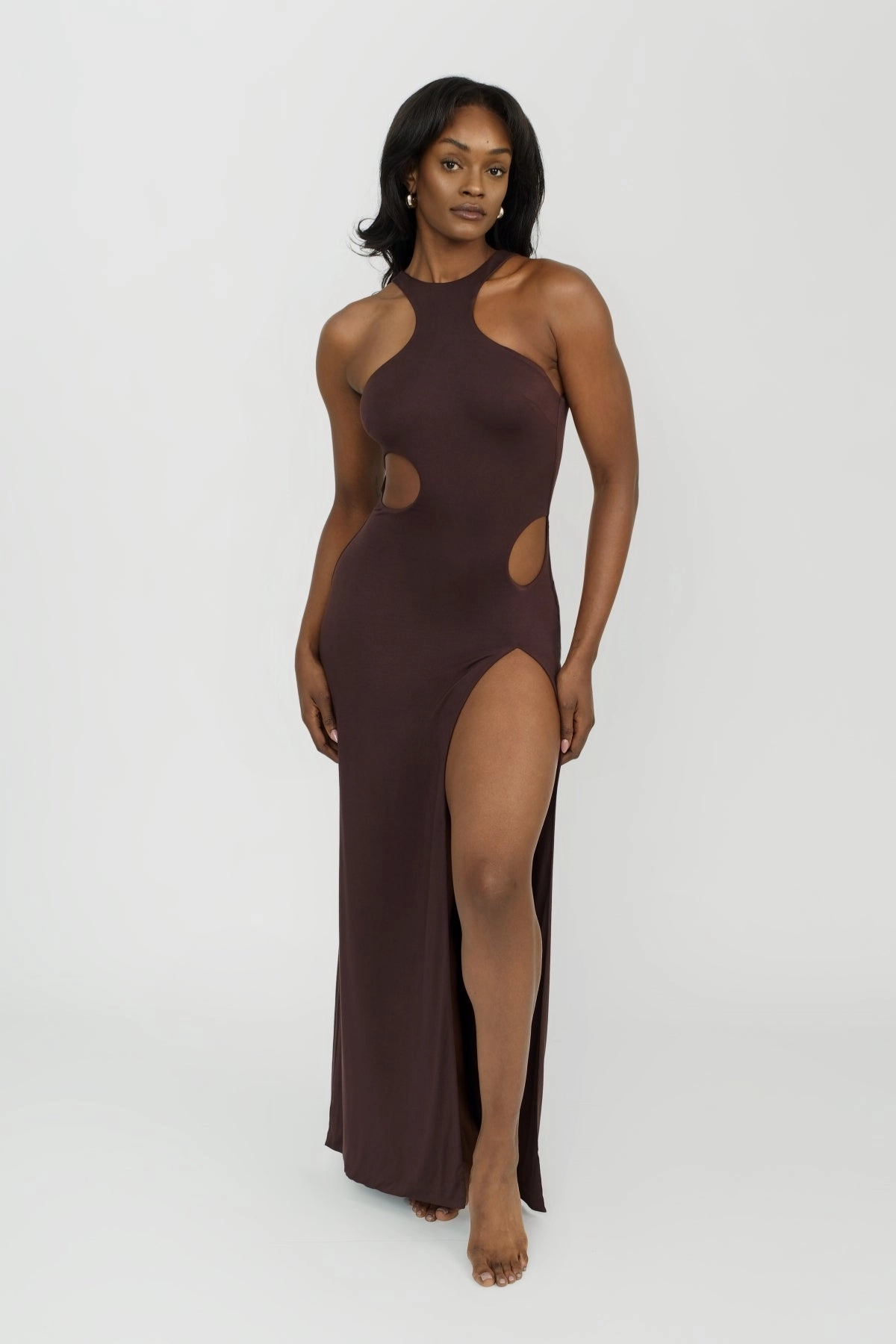 Capri Maxi Dress - Chocolate