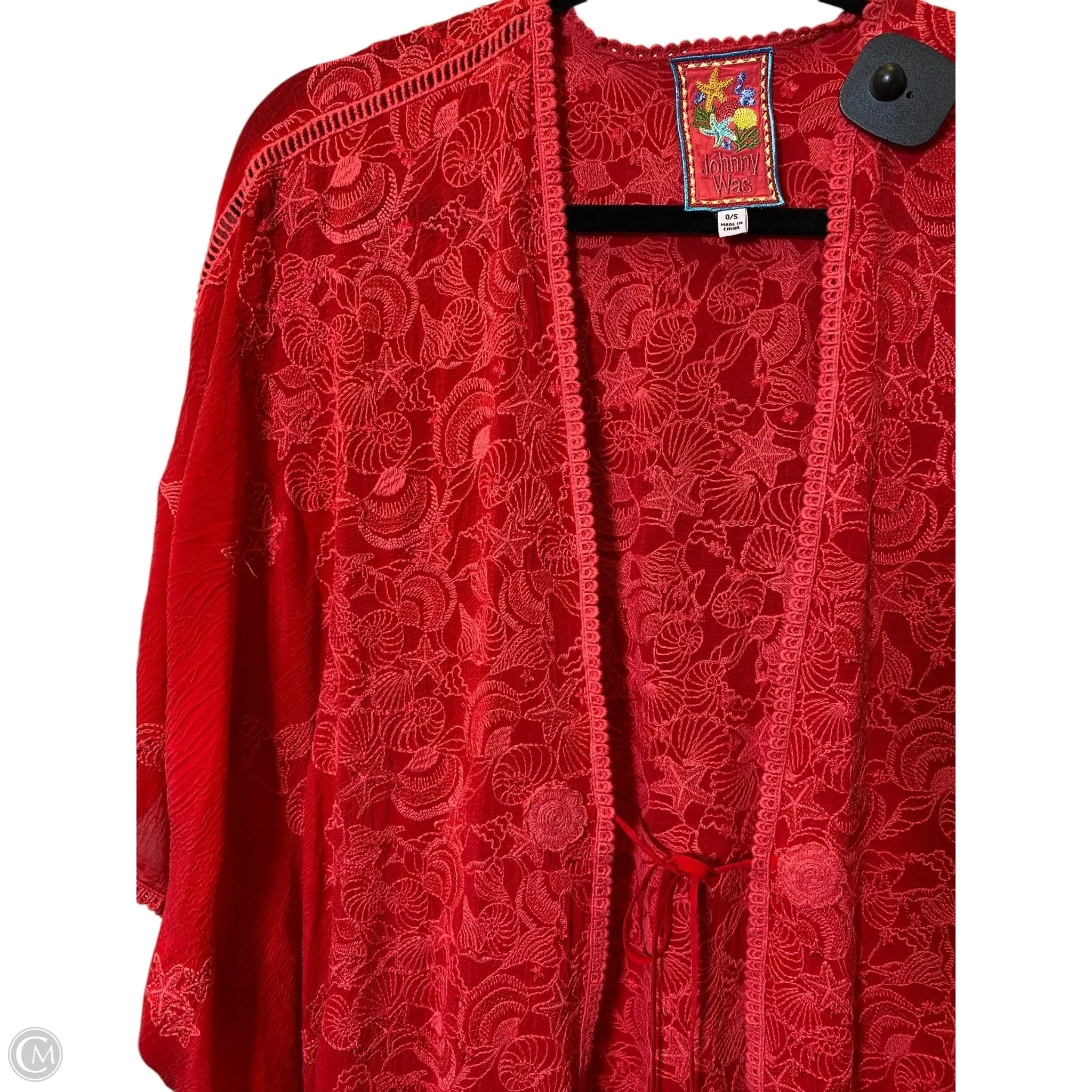 Cardigan By Johnny Was In Red, Size: S Johnny Was Clothing