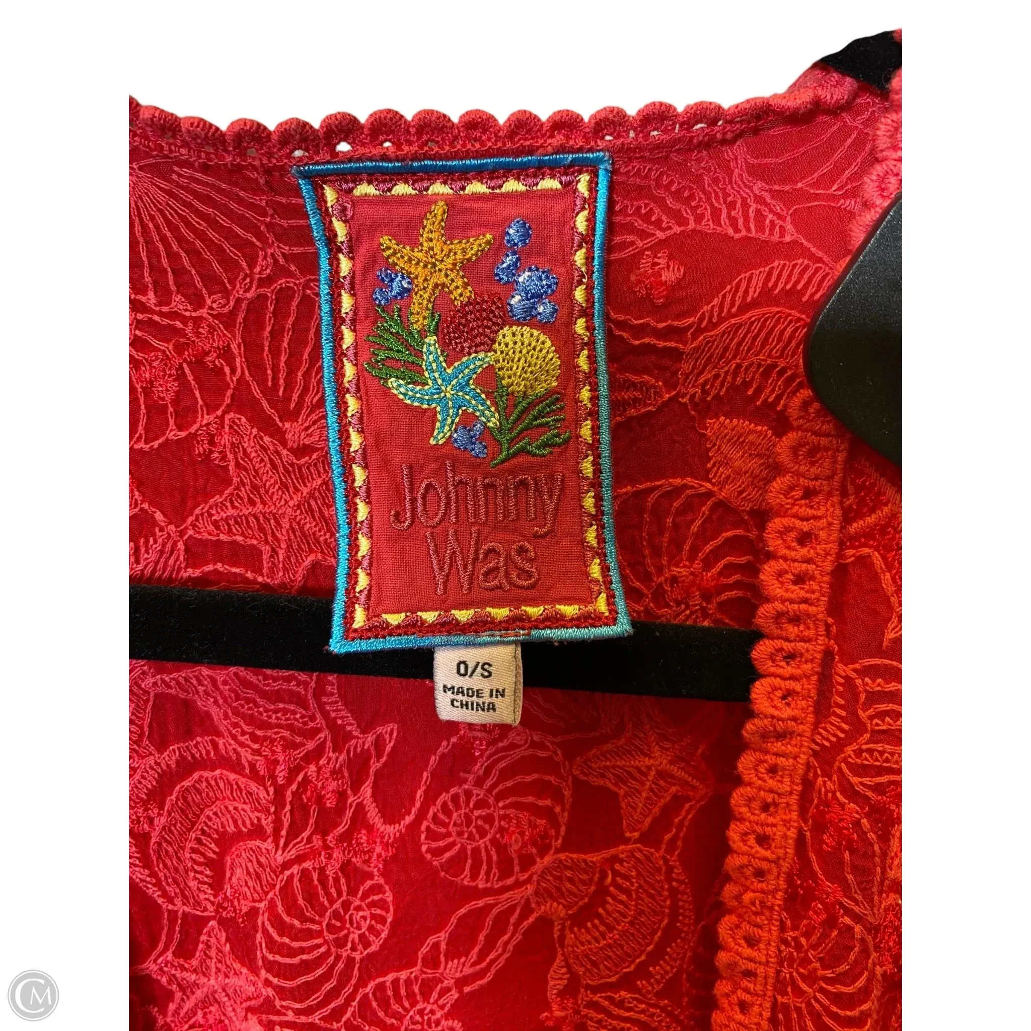 Cardigan By Johnny Was In Red, Size: S Johnny Was Clothing