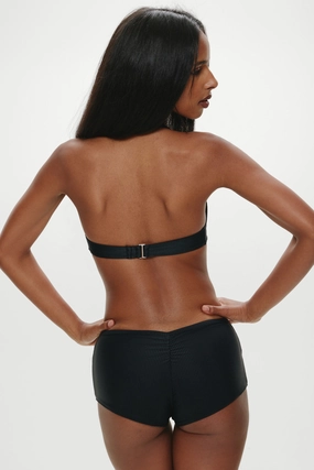 Caster Cheeky Boy Shorts - Midnight Serenade beach bikini styles for women, modern cut swim bikinis