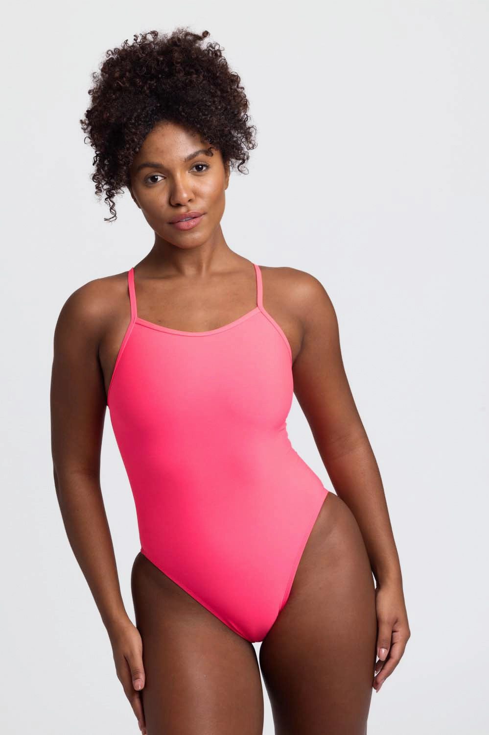 Chevy One Piece Swimsuit - Hot Pink all types of swimwear, stylish swimwear for all body types