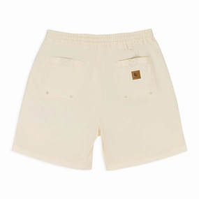 CHINO CREAM SWIM SHORTS mens full coverage swimwear, stylish mens swim trunks