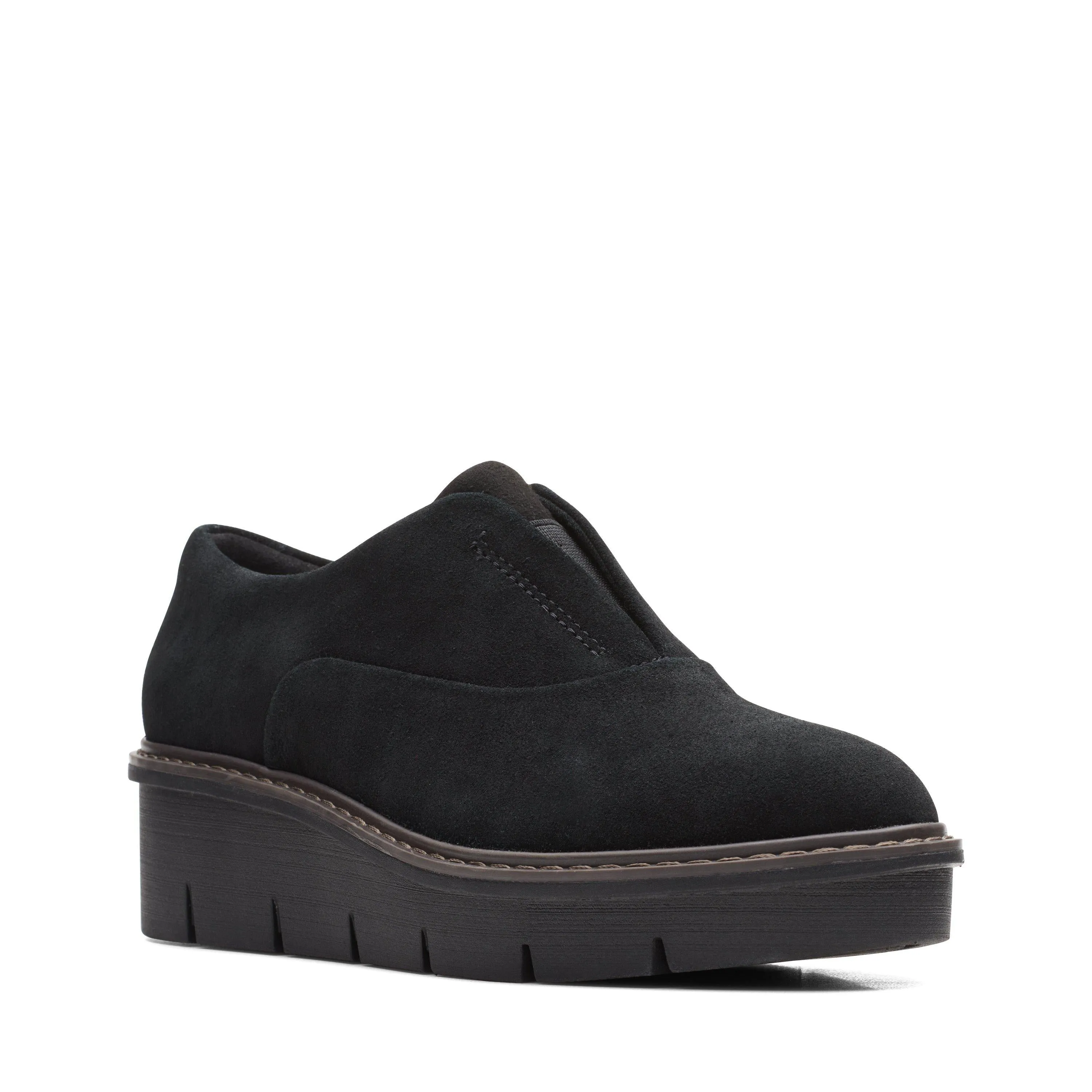 Clarks Airabell Sky in Black Suede