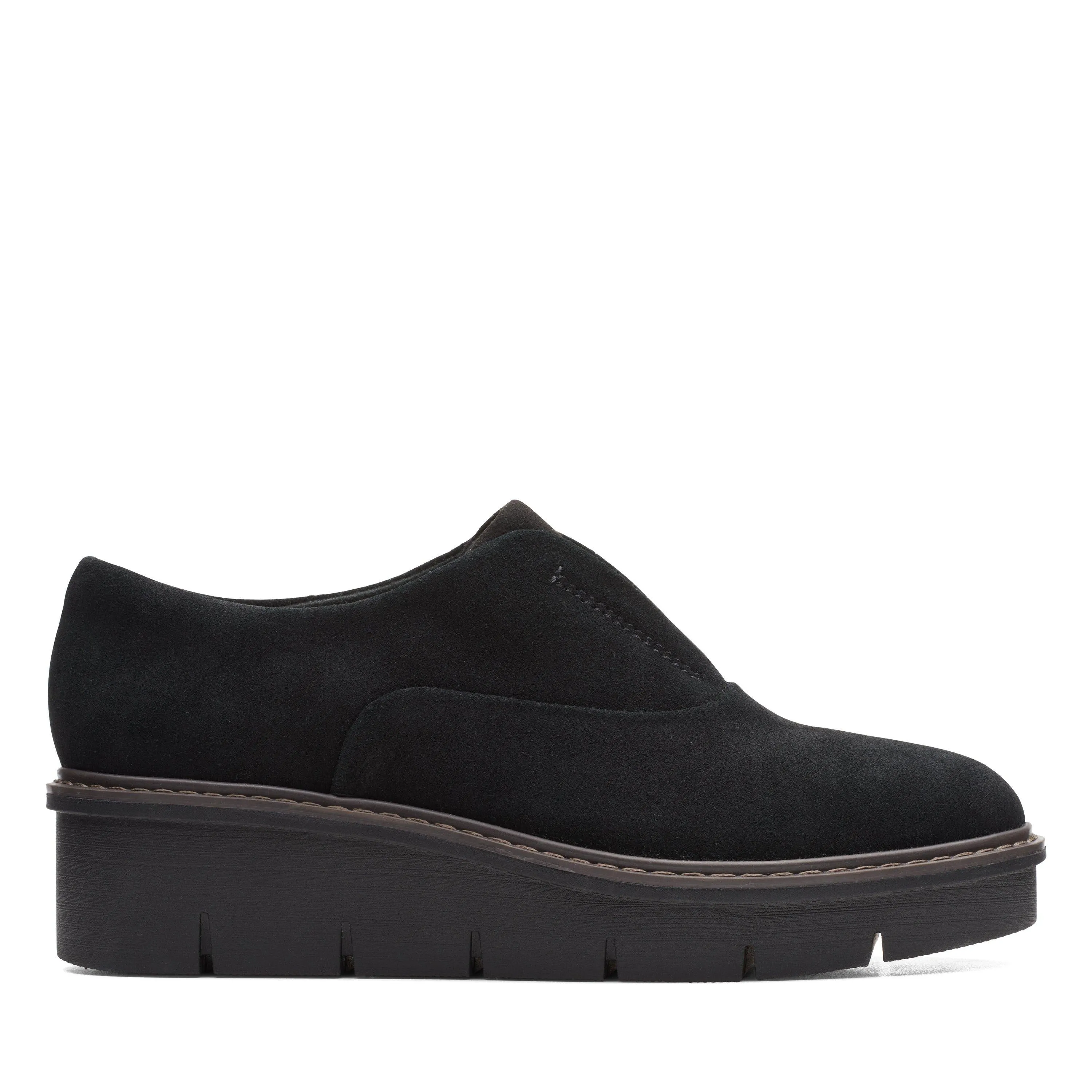 Clarks Airabell Sky in Black Suede