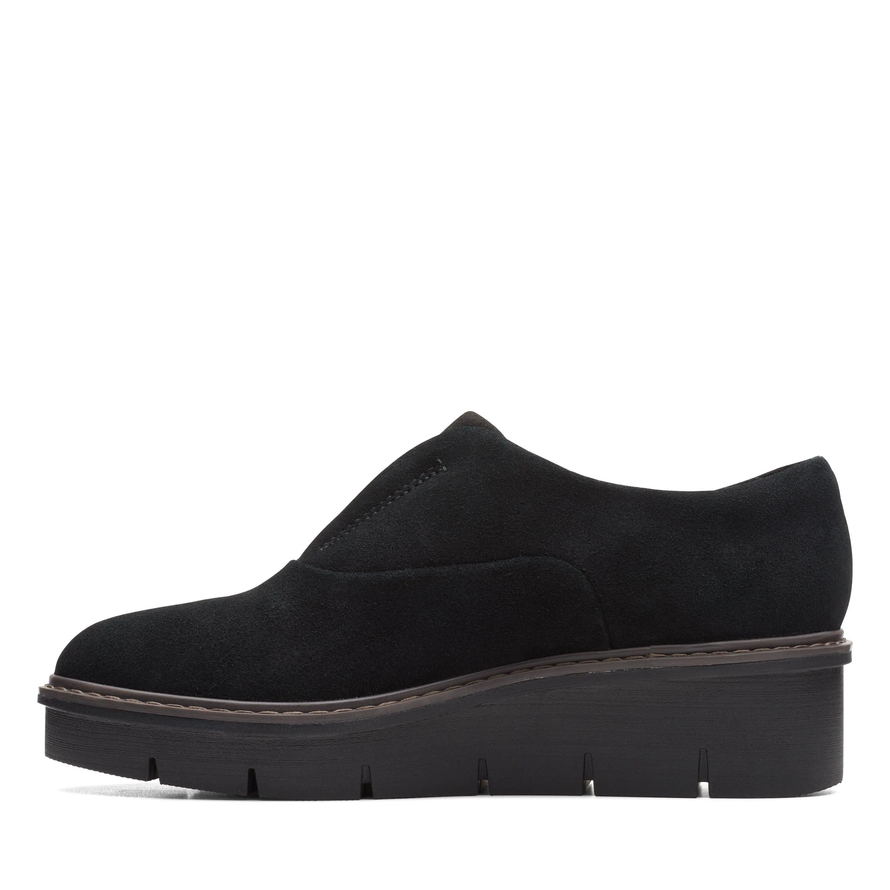 Clarks Airabell Sky in Black Suede