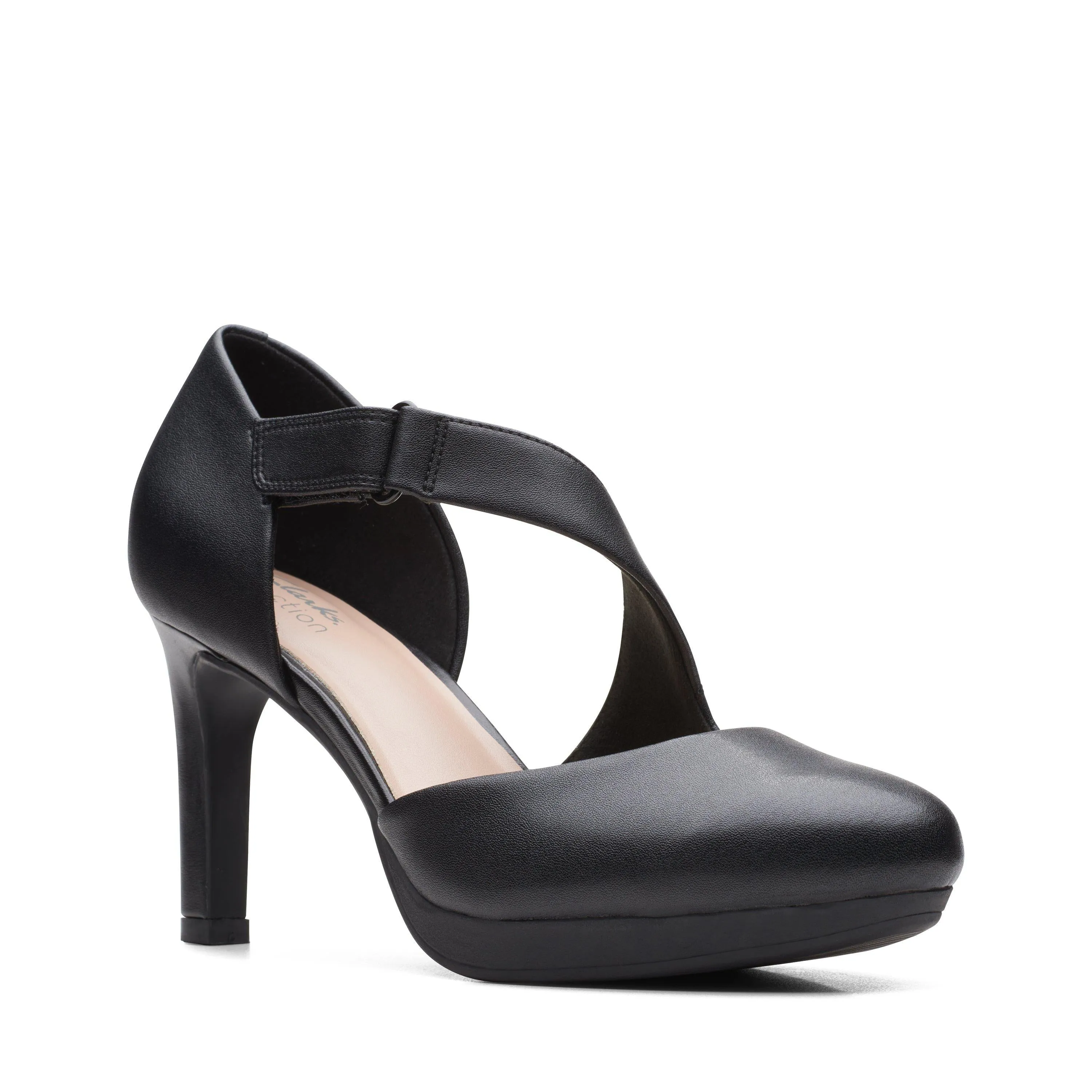 Clarks Ambyr Glow in Black Leather