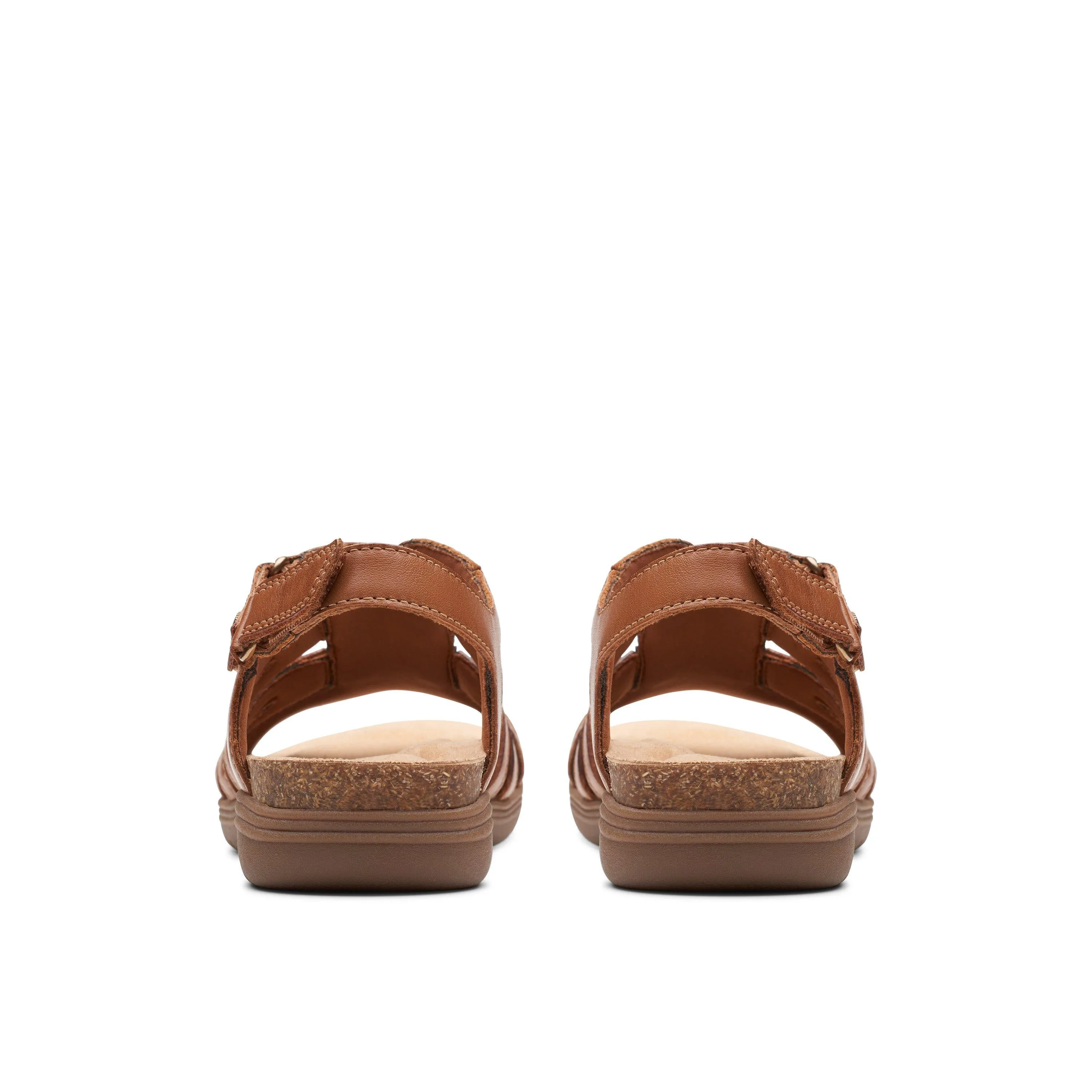 Clarks April Belle in Brown Leather