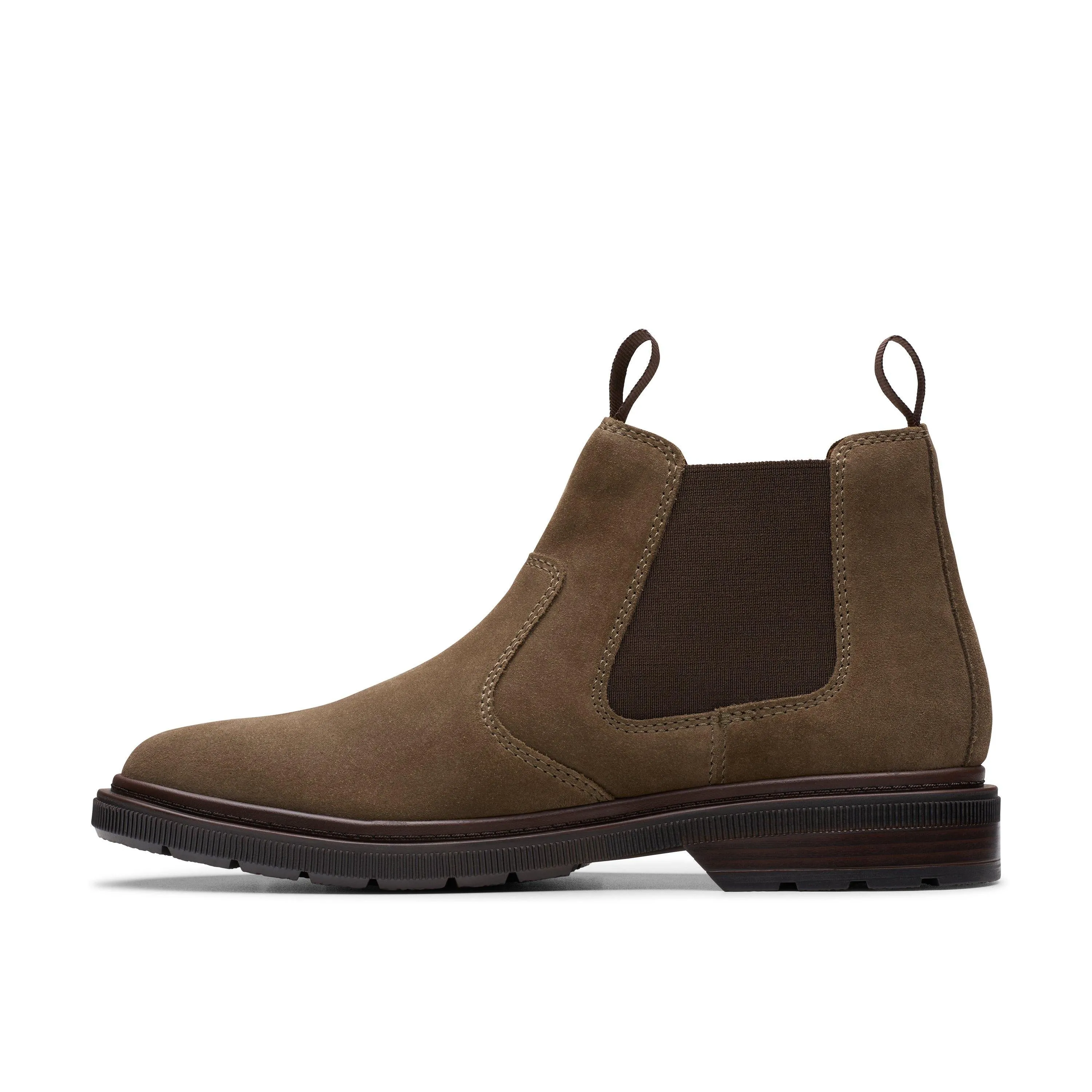 Clarks Burchill Up in Beige Suede