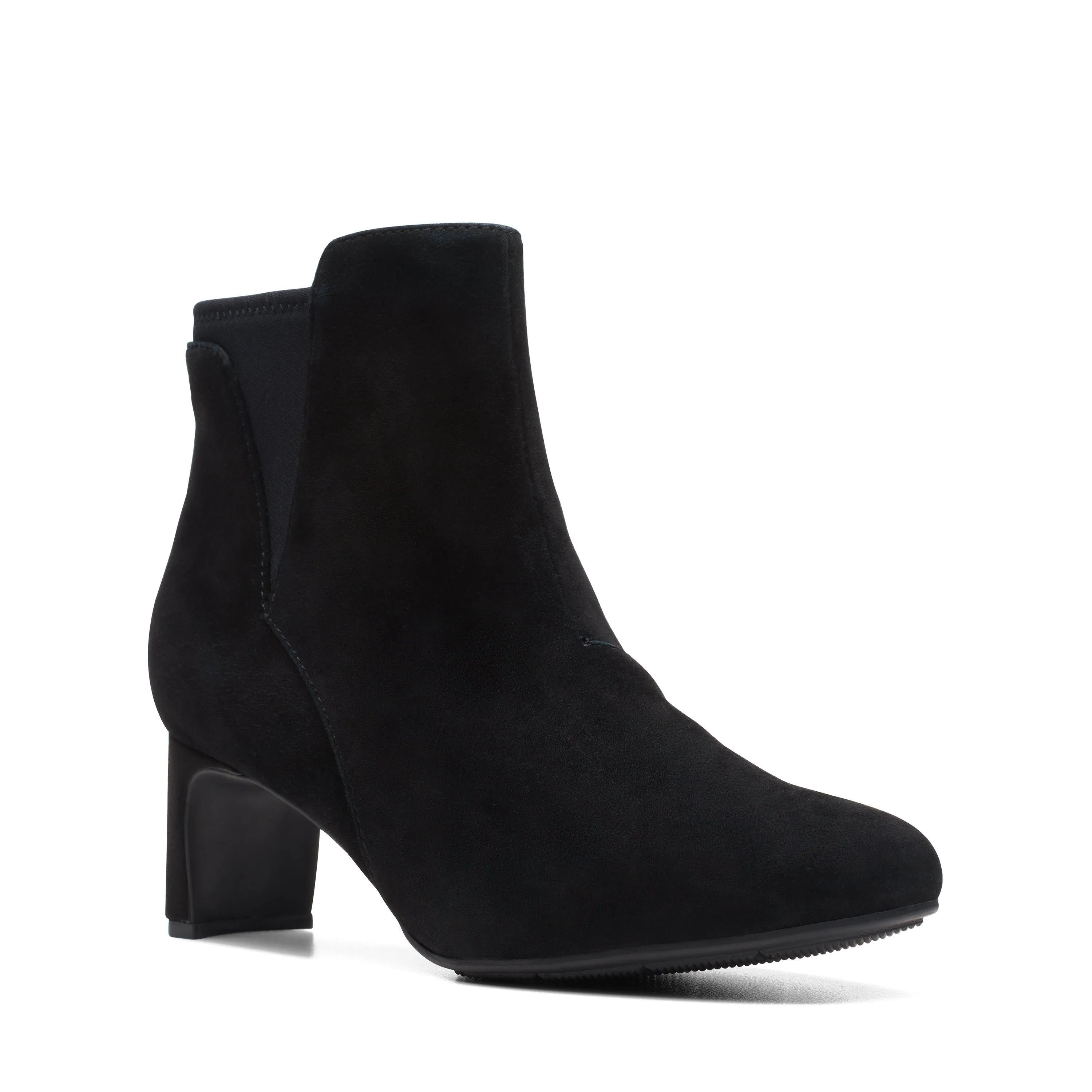 Clarks Kyndall Faye in Black Suede