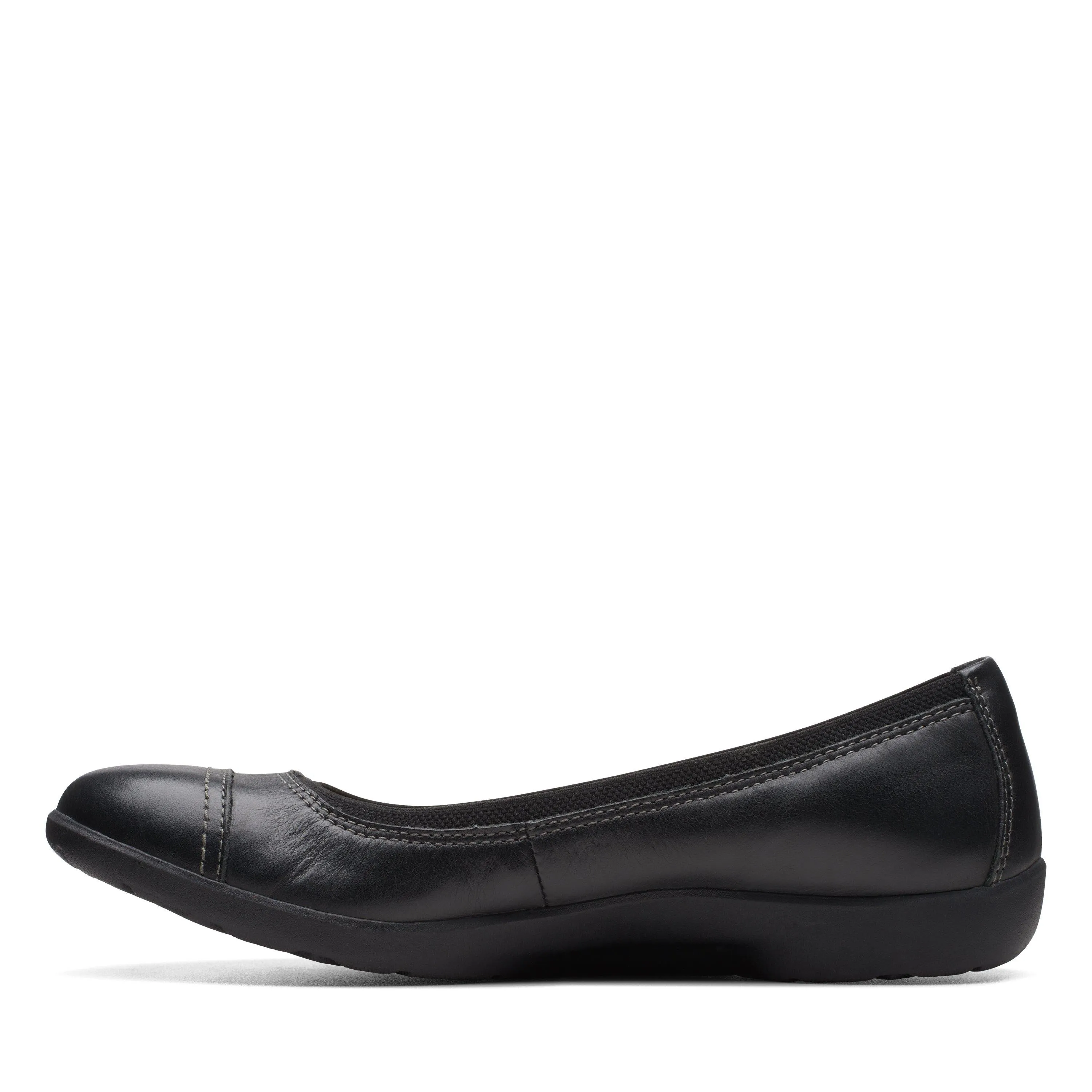 Clarks Meadow Opal in Black Leather