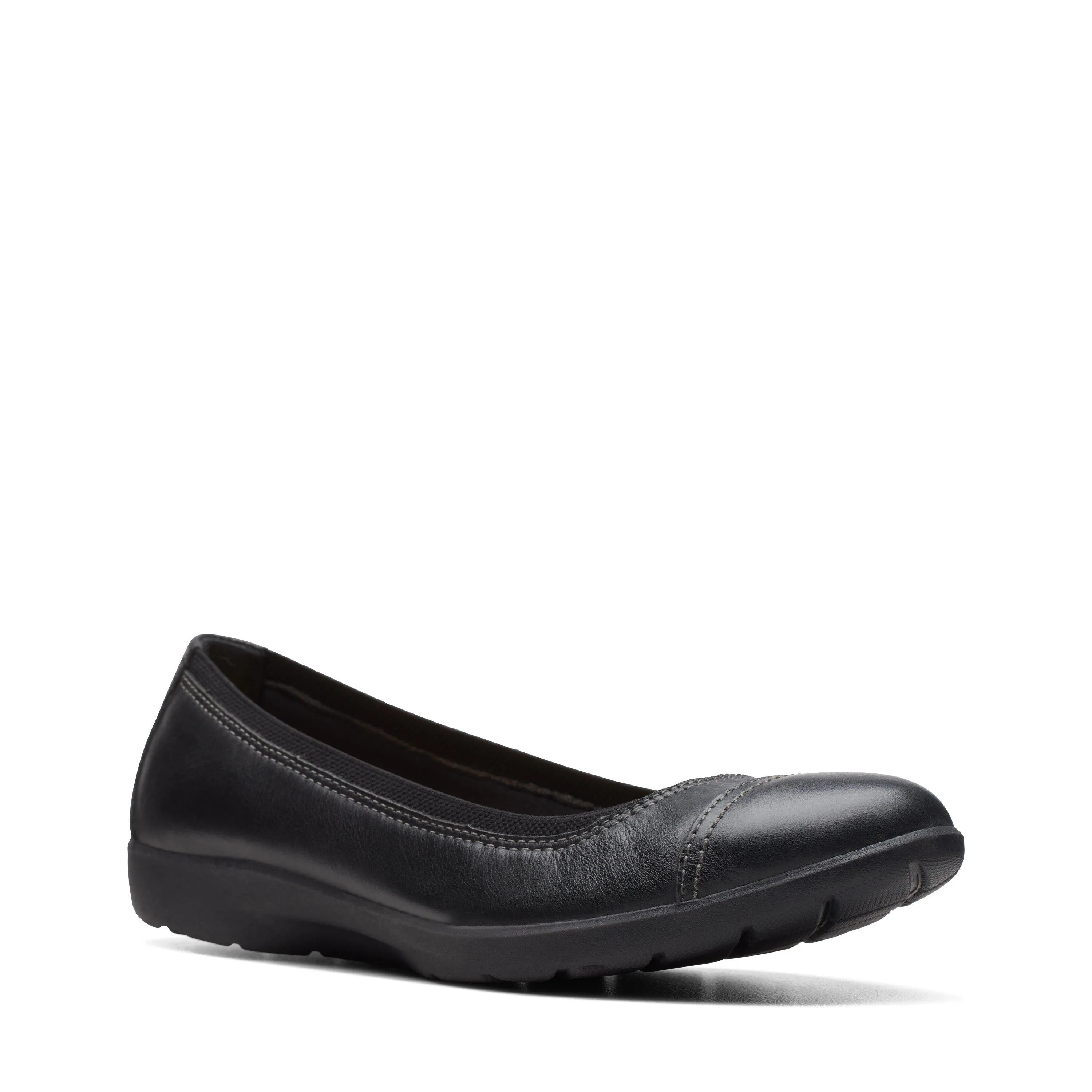 Clarks Meadow Opal in Black Leather