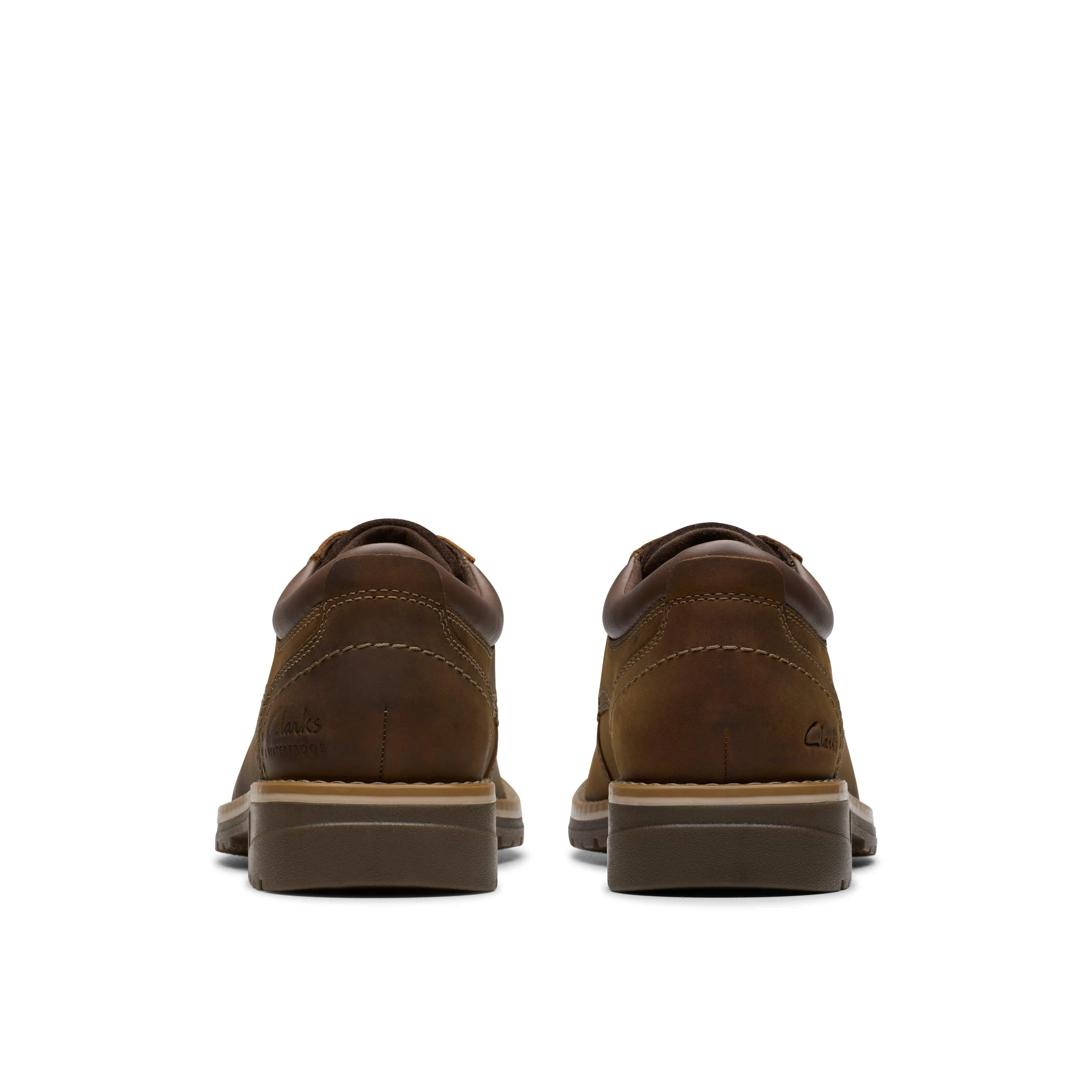 Clarks Morris Low AP in Brown Leather