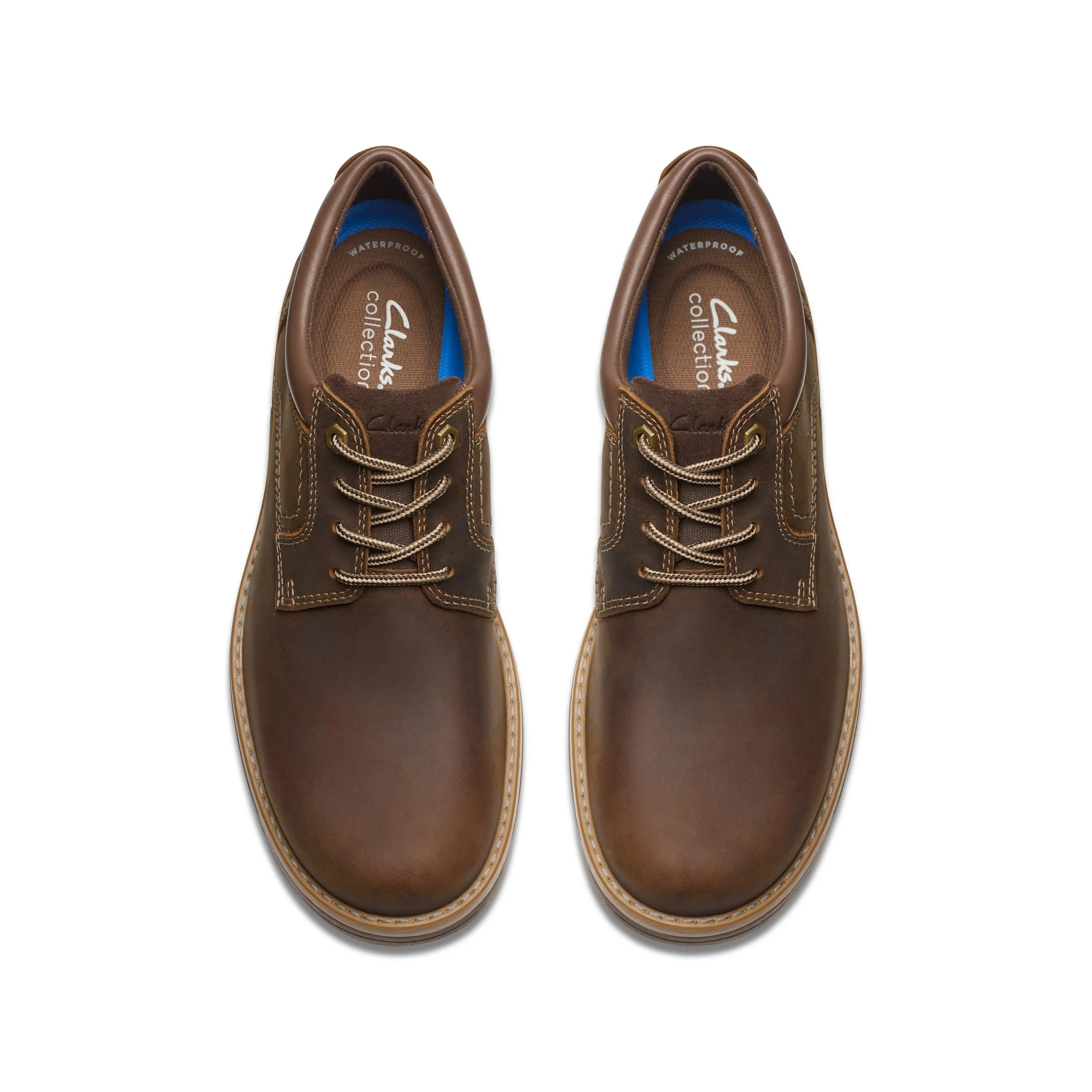 Clarks Morris Low AP in Brown Leather