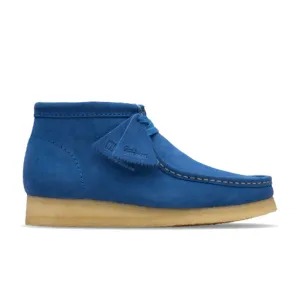 Clarks Wallabee Boot Blue Suede 26181134