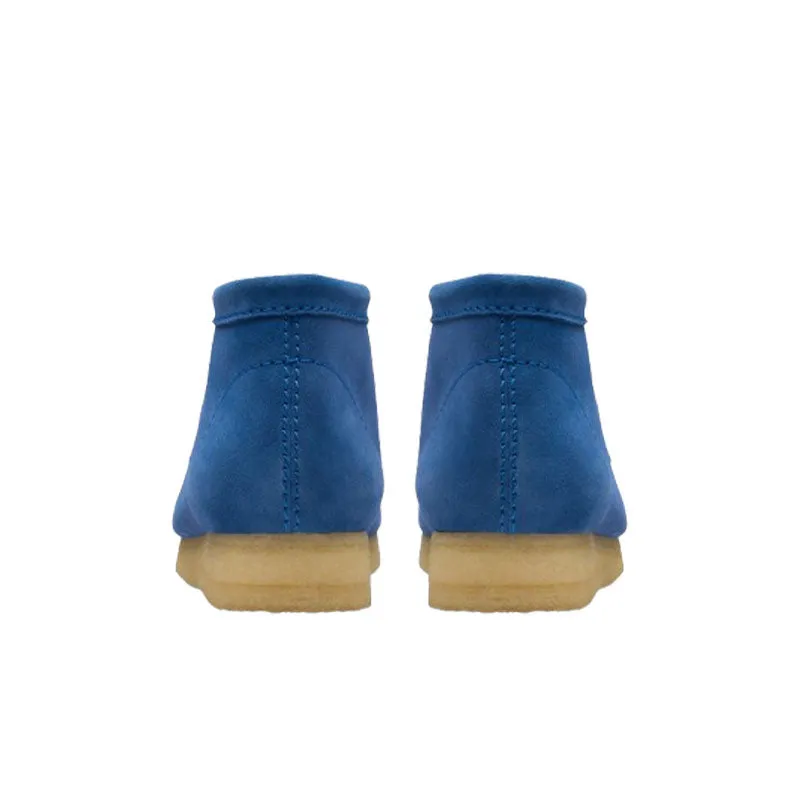 Clarks Wallabee Boot Blue Suede 26181134