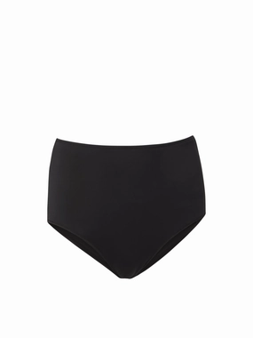 Classic High Waist Bottom Black fashionable beach swimwear, modern womens bikinis